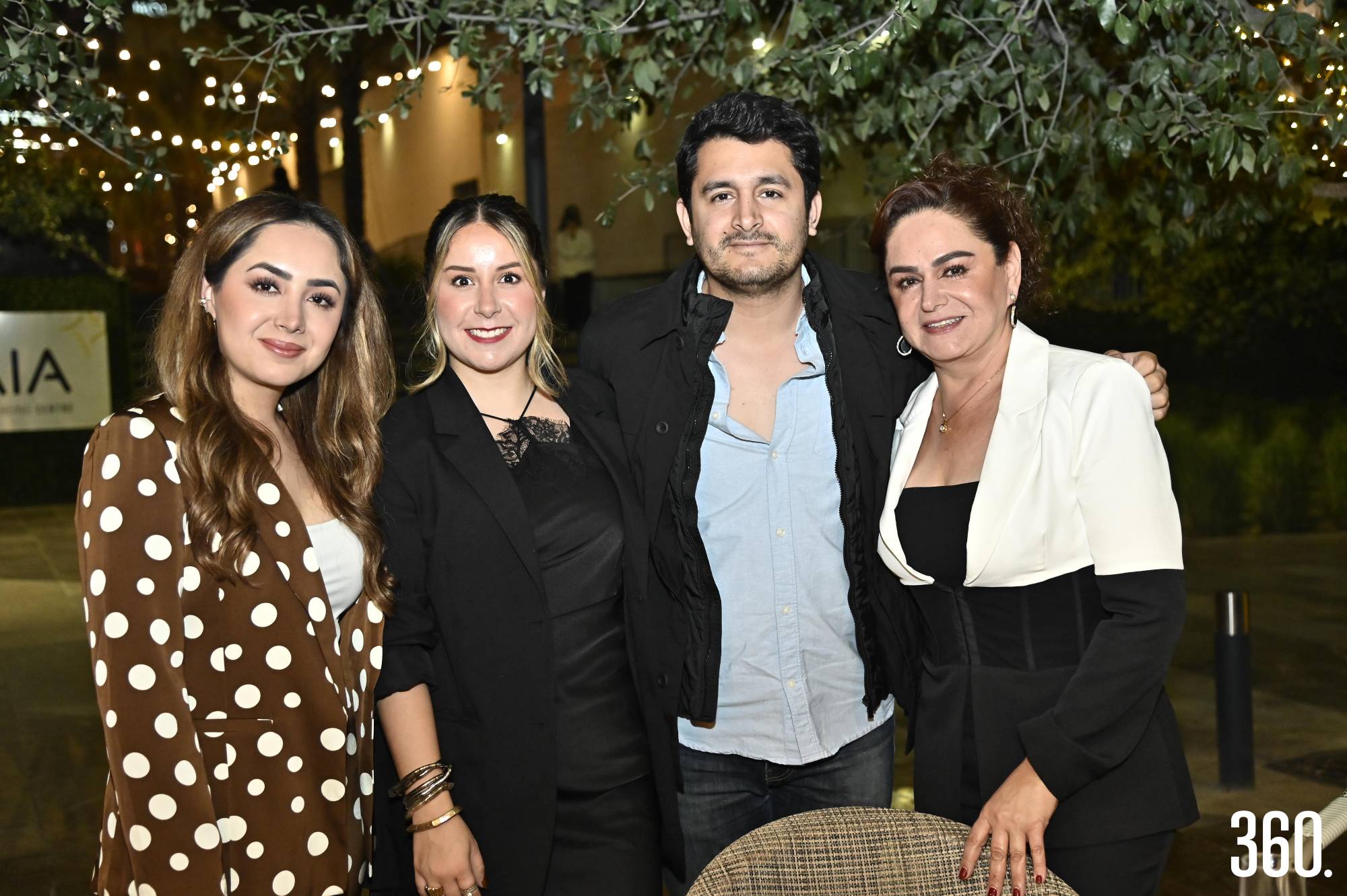 $!Sarah Ortiz, Darynka Fragoso, Luis Fernando Ortiz y Claudia Iga.