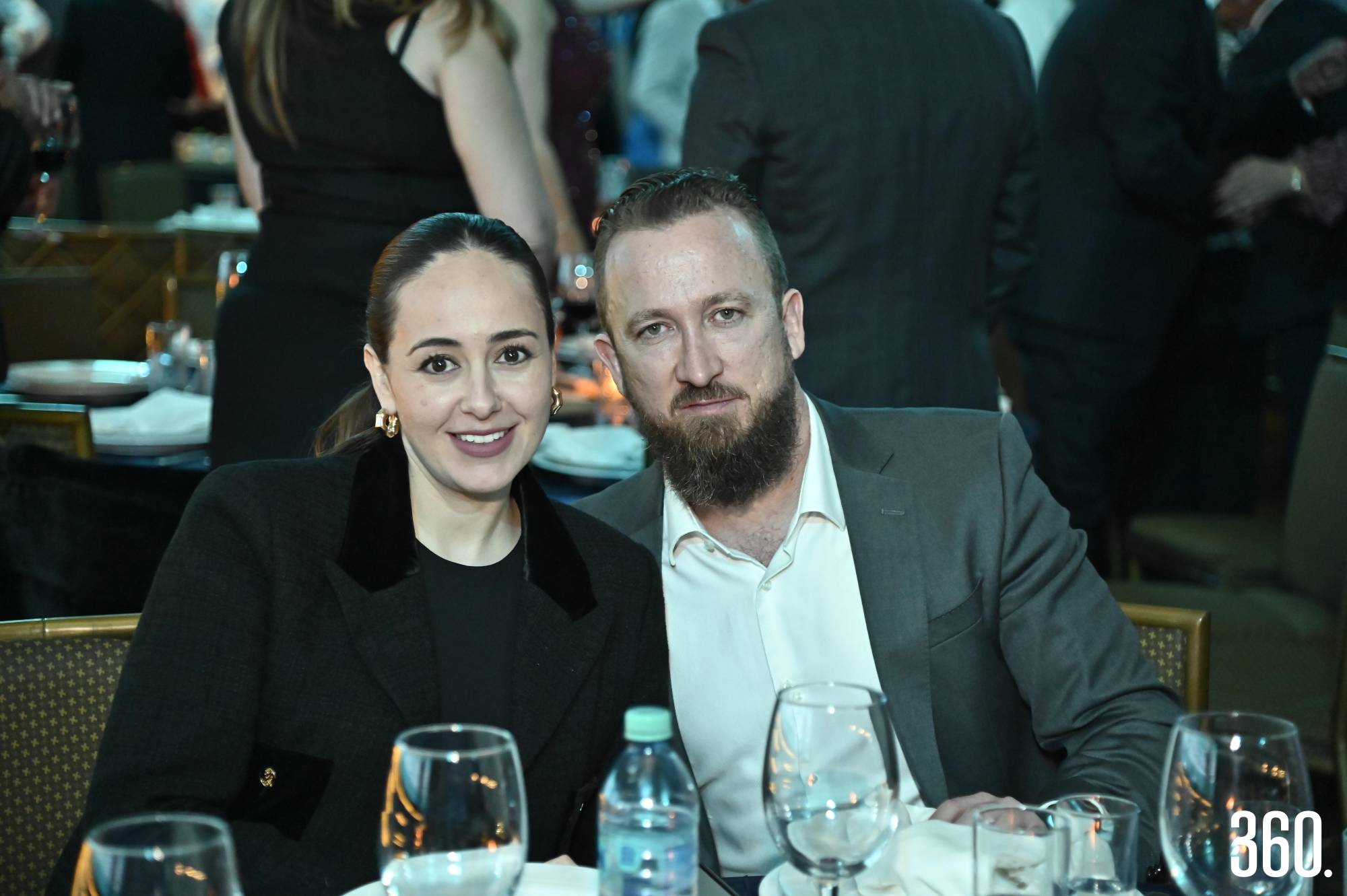 $!Marifer Pérez y Fabio Gentiloni.