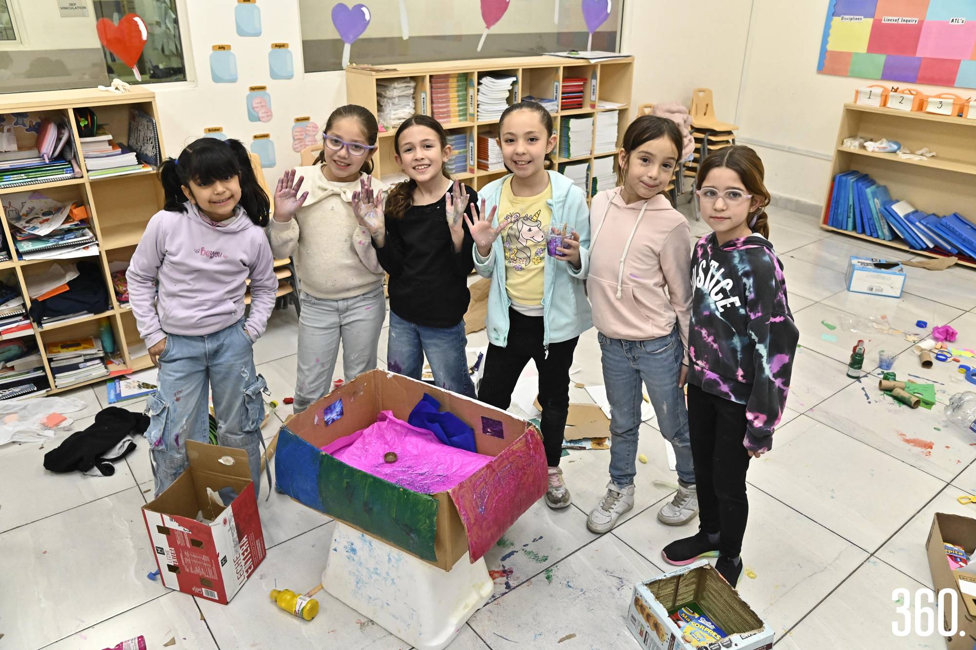 $!Grecia Solís, Fernanda García, Sofía Rodríguez, Isabela Legorreta, Victoria García y Ana María Atayde.