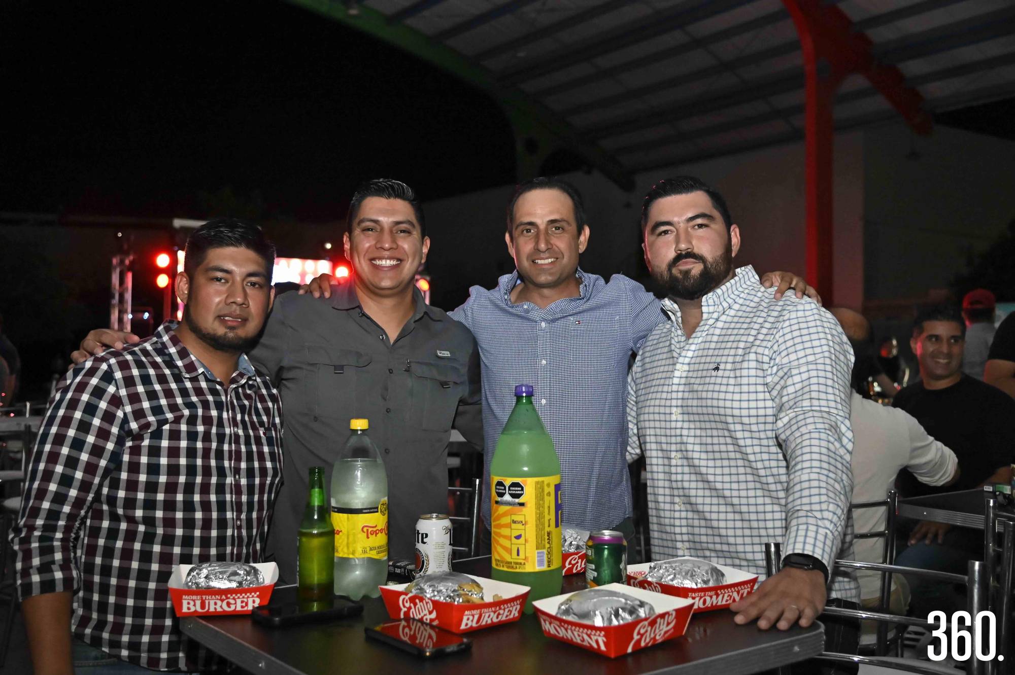 $!Erick Mata, David Fonseca, Javier Agüero y Mauricio Salazar.