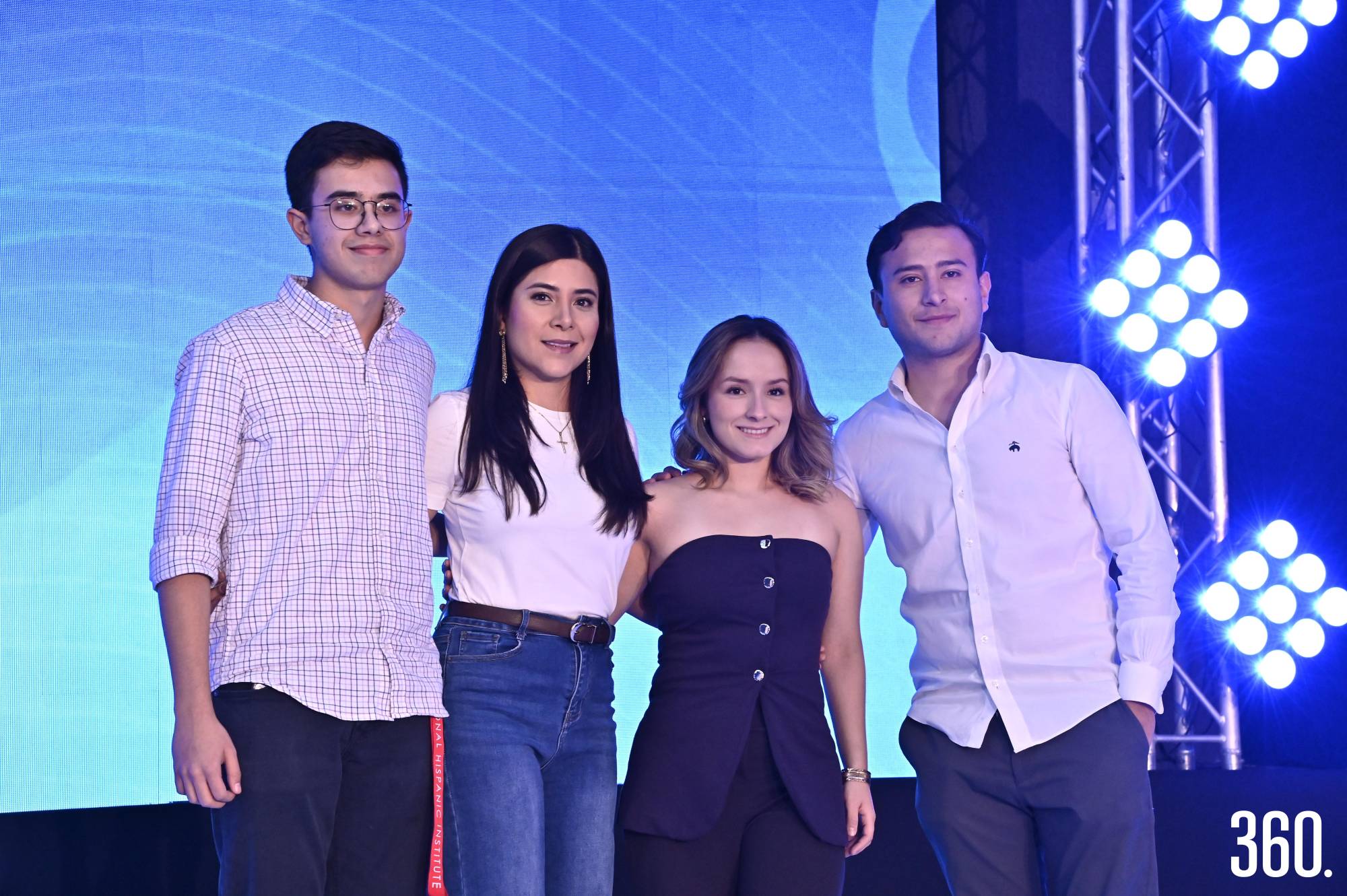 $!César Franco, Cecilia García, Natalia Arizpe y Fernando Hernández.