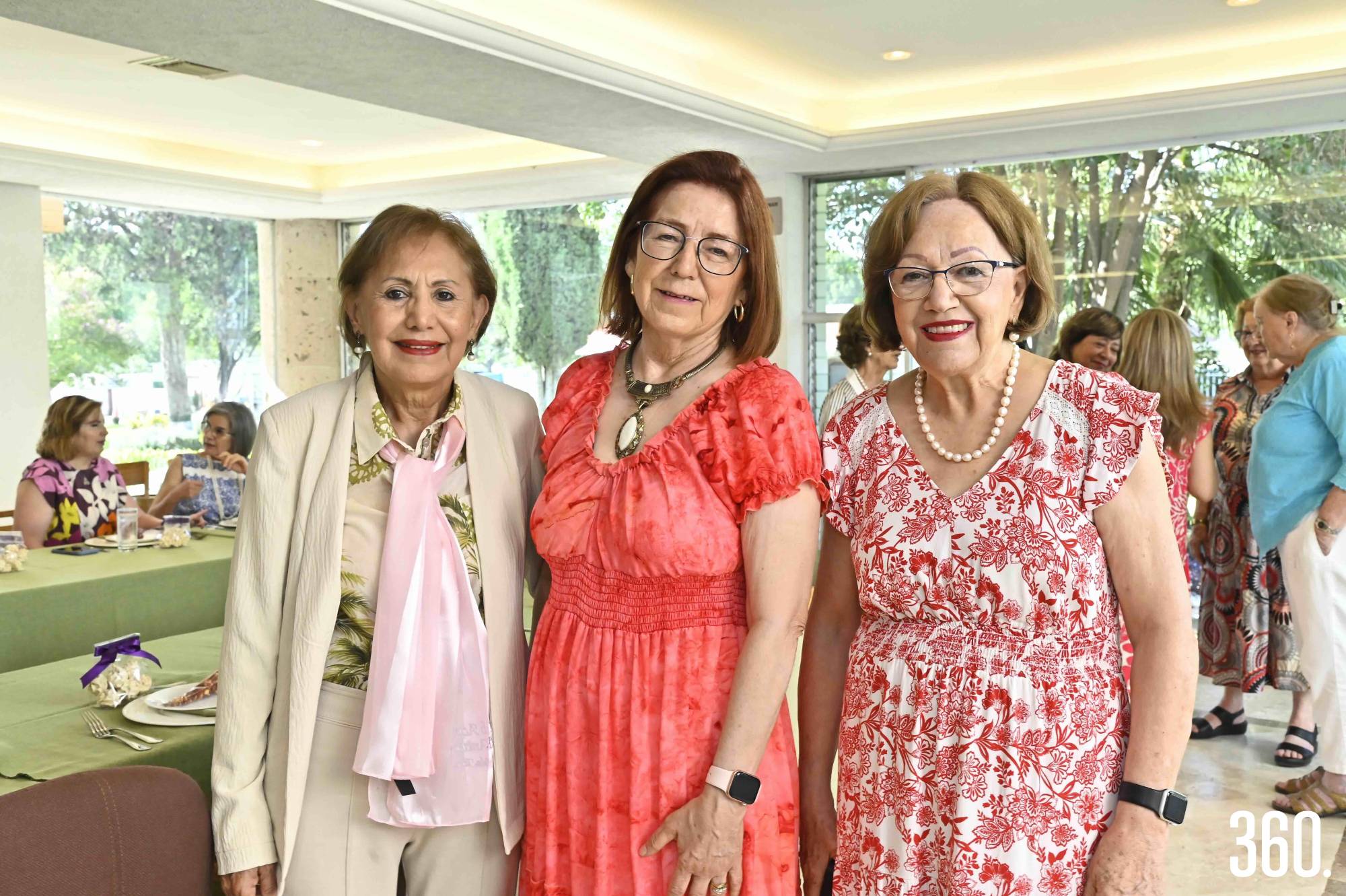 $!Eva Romero de Chapa, Angélica Zertuche y Maisi Ramos de Gómez.