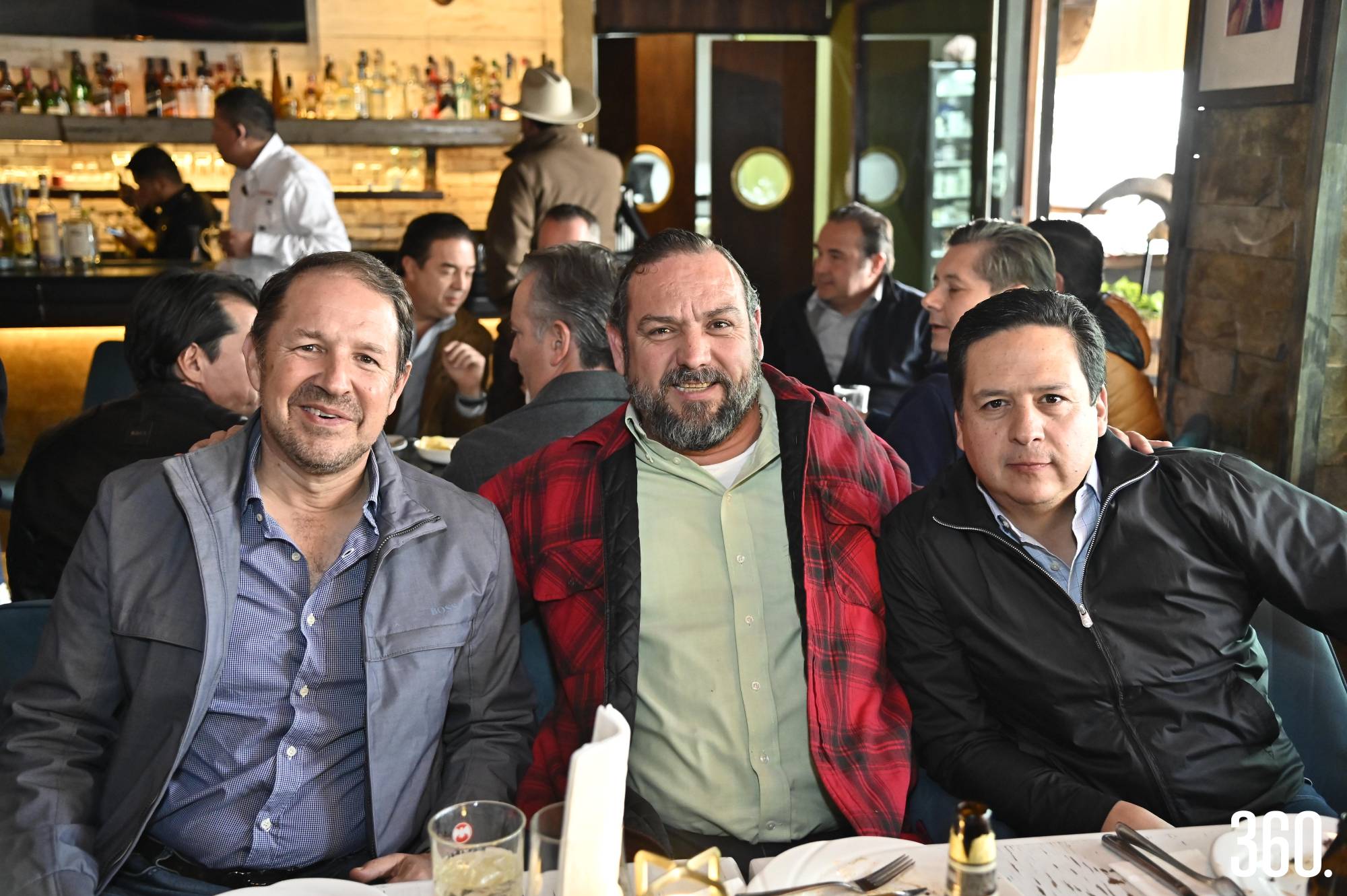 $!José Angel Garza, Paco González y Eugenio Galán.