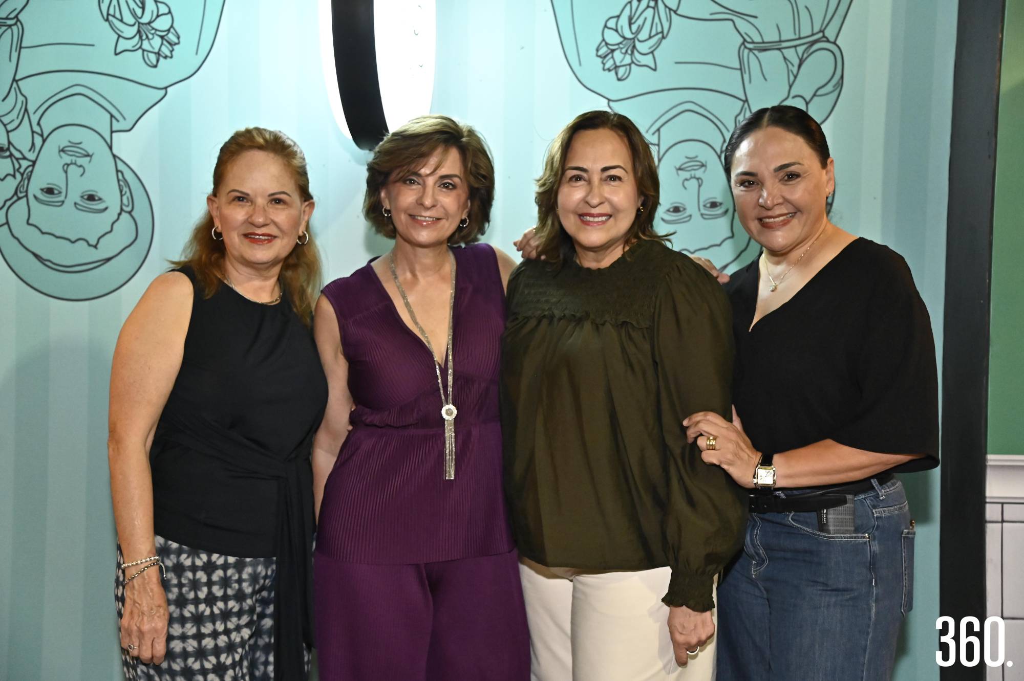 $!Lety Alvarado, Malena González, Teté Ramos y Hortencia Hernández.