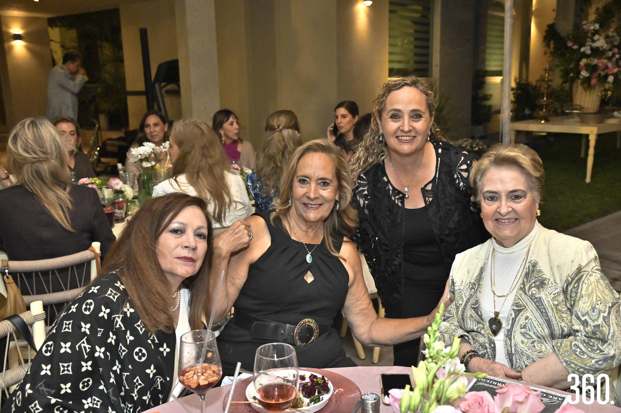 $!Martha Guitrón, Rosy de Siller, Lorena Treviño de Siller y Queta Espinoza.