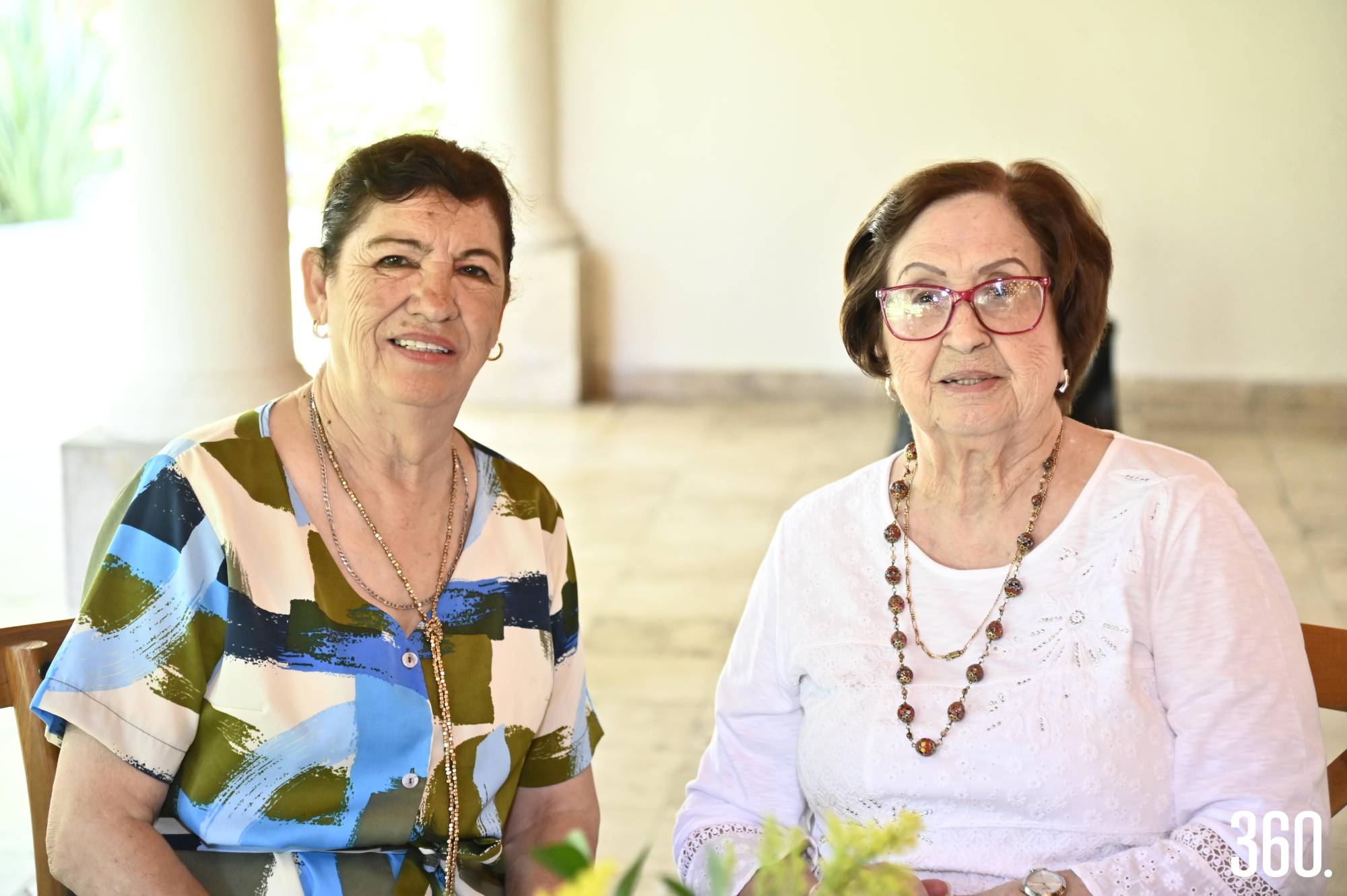 $!Elsa Martínez de Ortiz y Aurora Delgado.