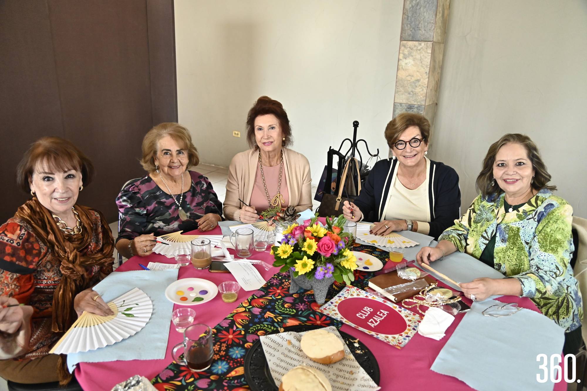 $!Conchis Arrambide, Silvia Oropeza, Rosy Santoscoy, Lupita Villarreal y Lili Melo.