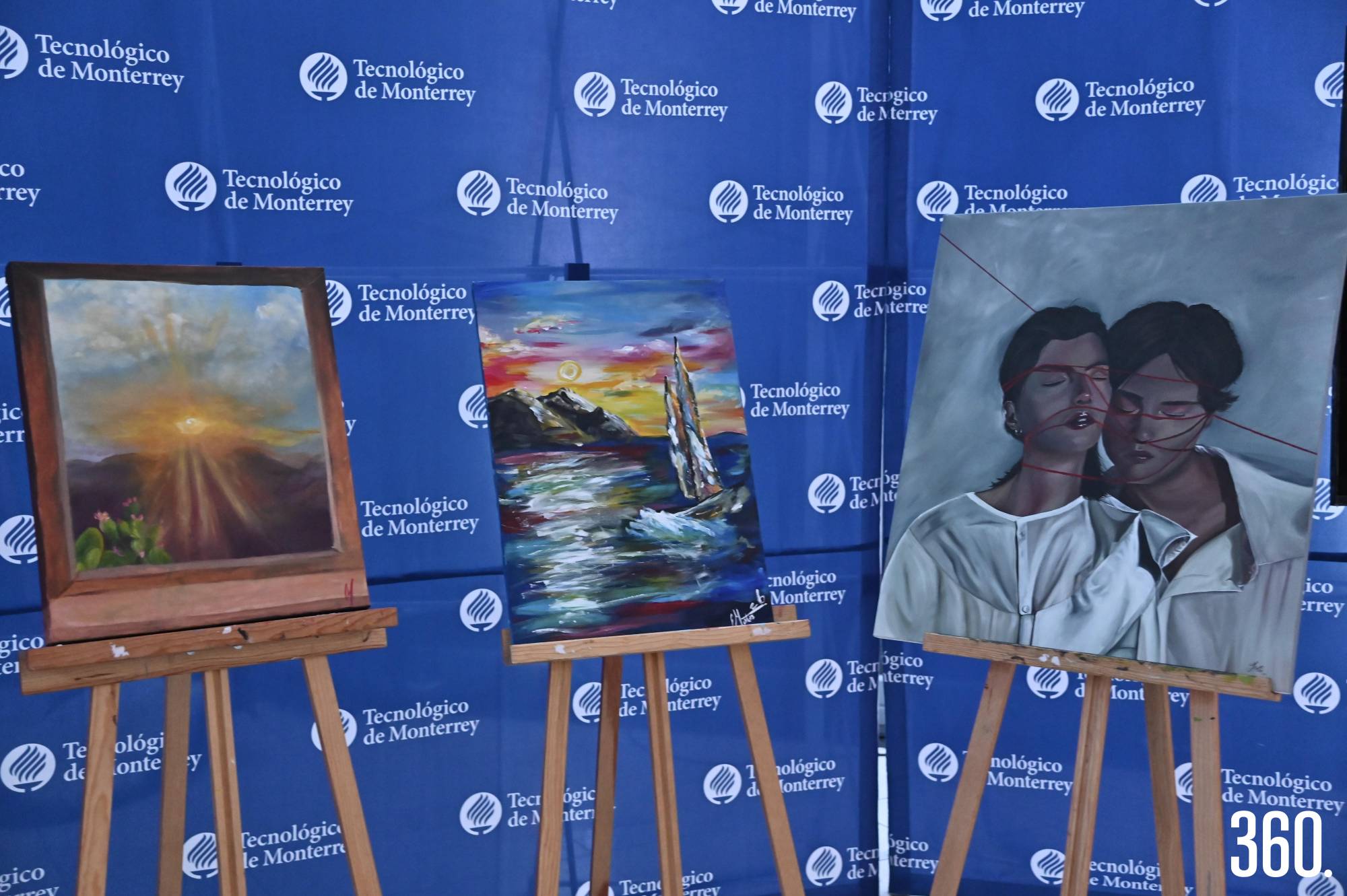 $!Las artes visuales estuvieron presentes.