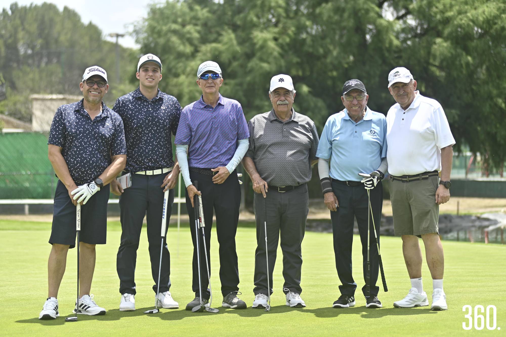$!Octavio y Rodrigo Almanza, Gerardo Garza, Vicente Recio, Paco Nieto e Isidro López.