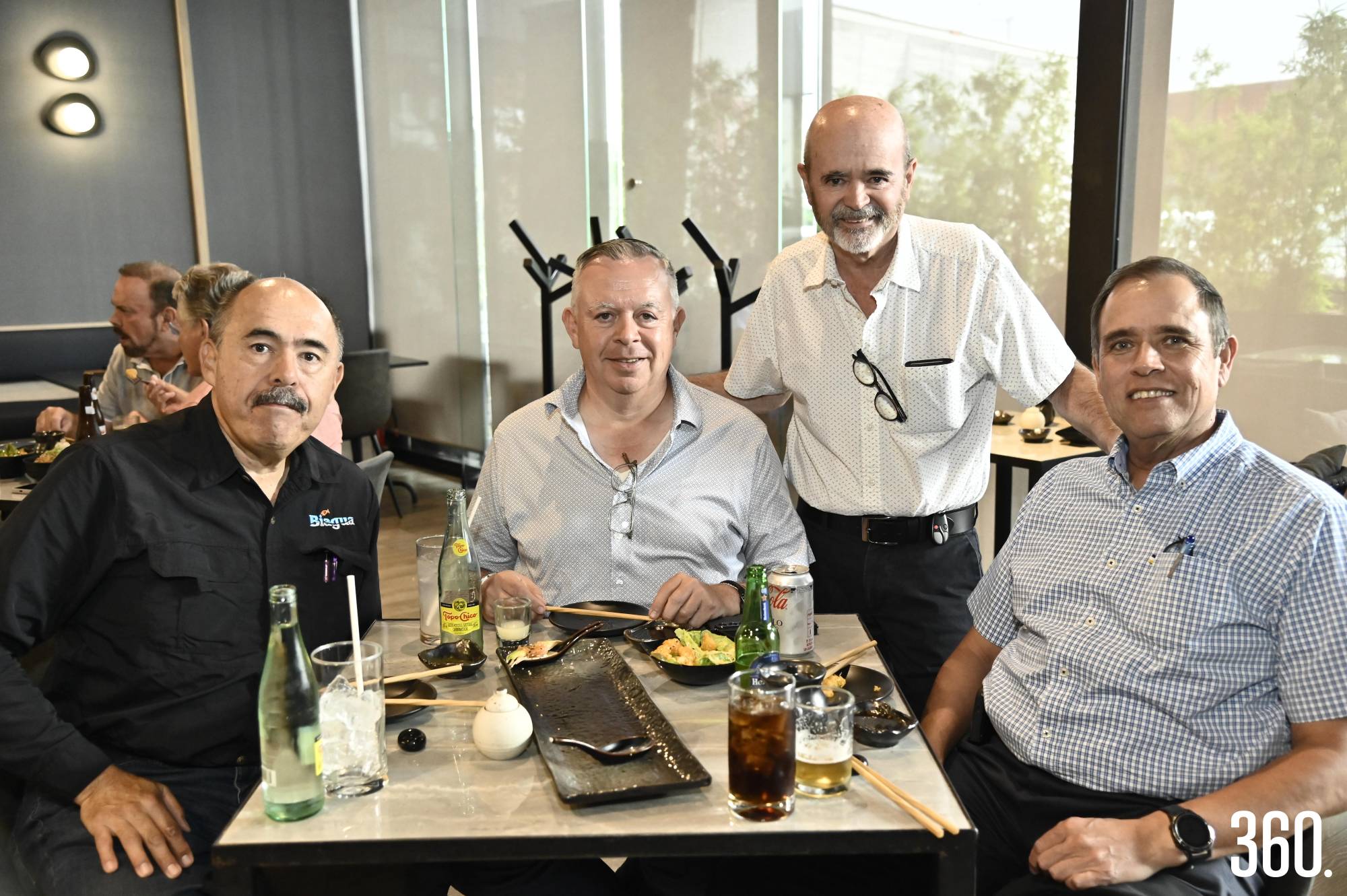 $!Enrique Guajardo, Enrique Covarrubias, Carlos Lozoya y Erasmo Duarte.