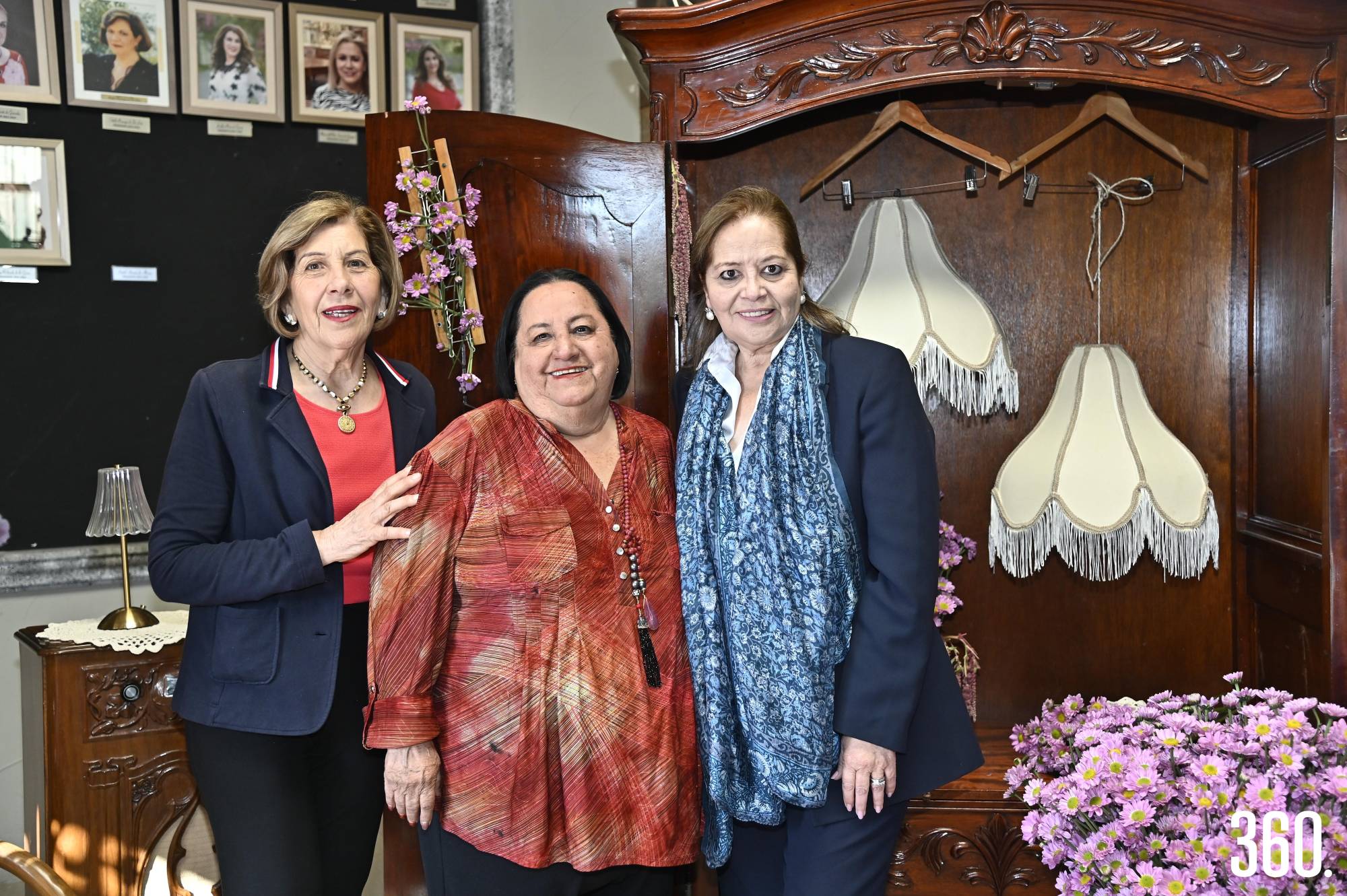 $!Celia Rodríguez, Lupita de Verduzco y Lili Melo de De las Fuentes.