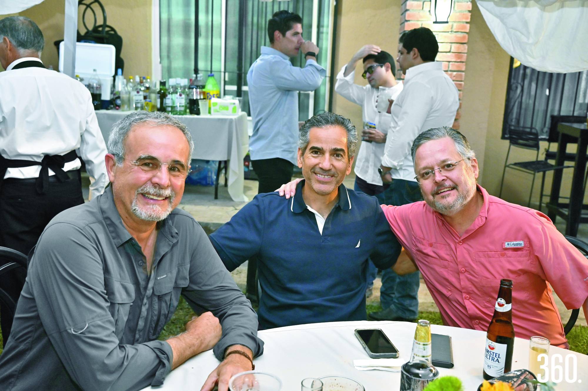 $!Luis Díaz, Rafael Peña y Miguel Puerta.