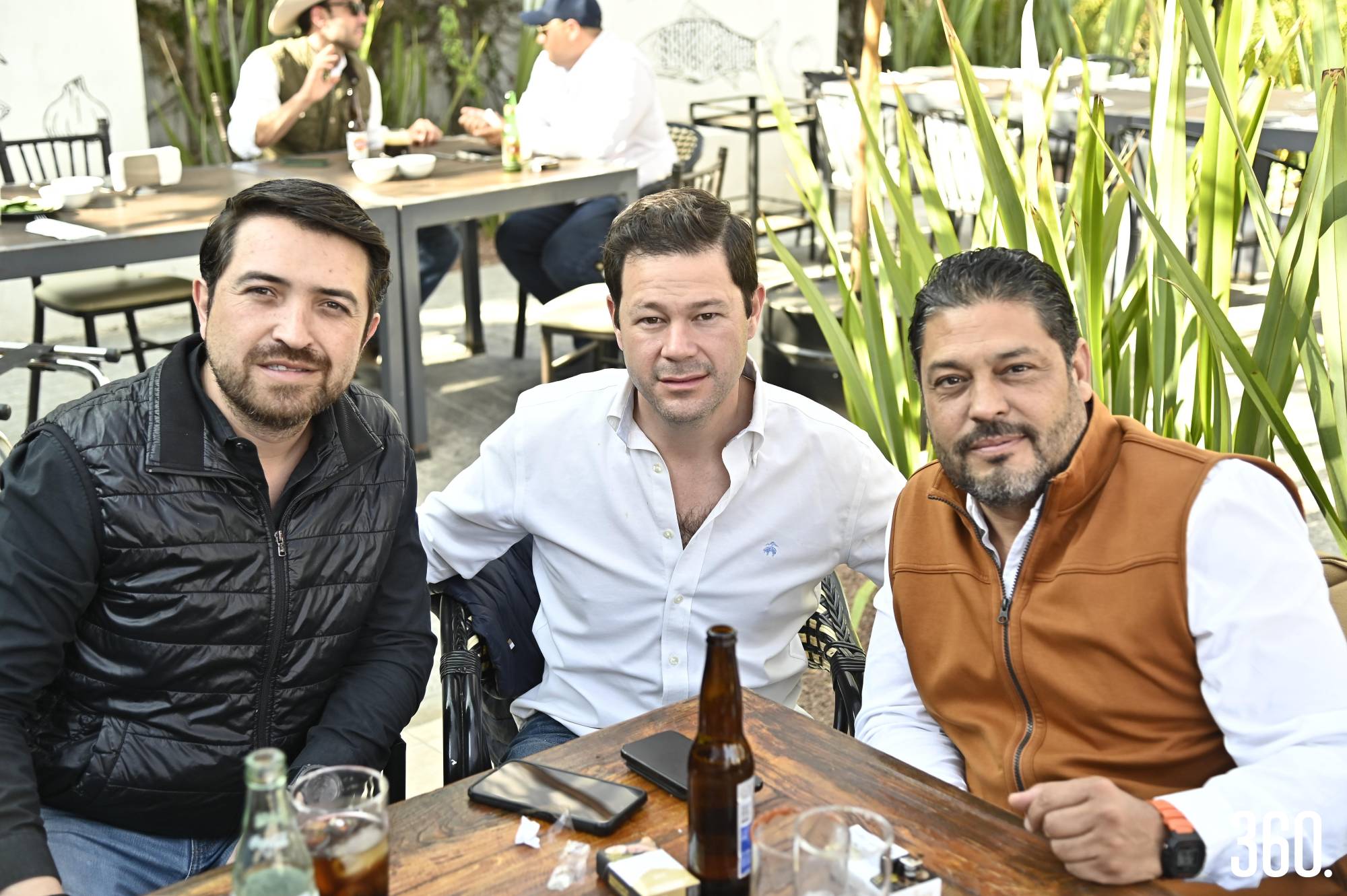 $!Alfonso Lara, Carlos García e Iván Cárdenas.