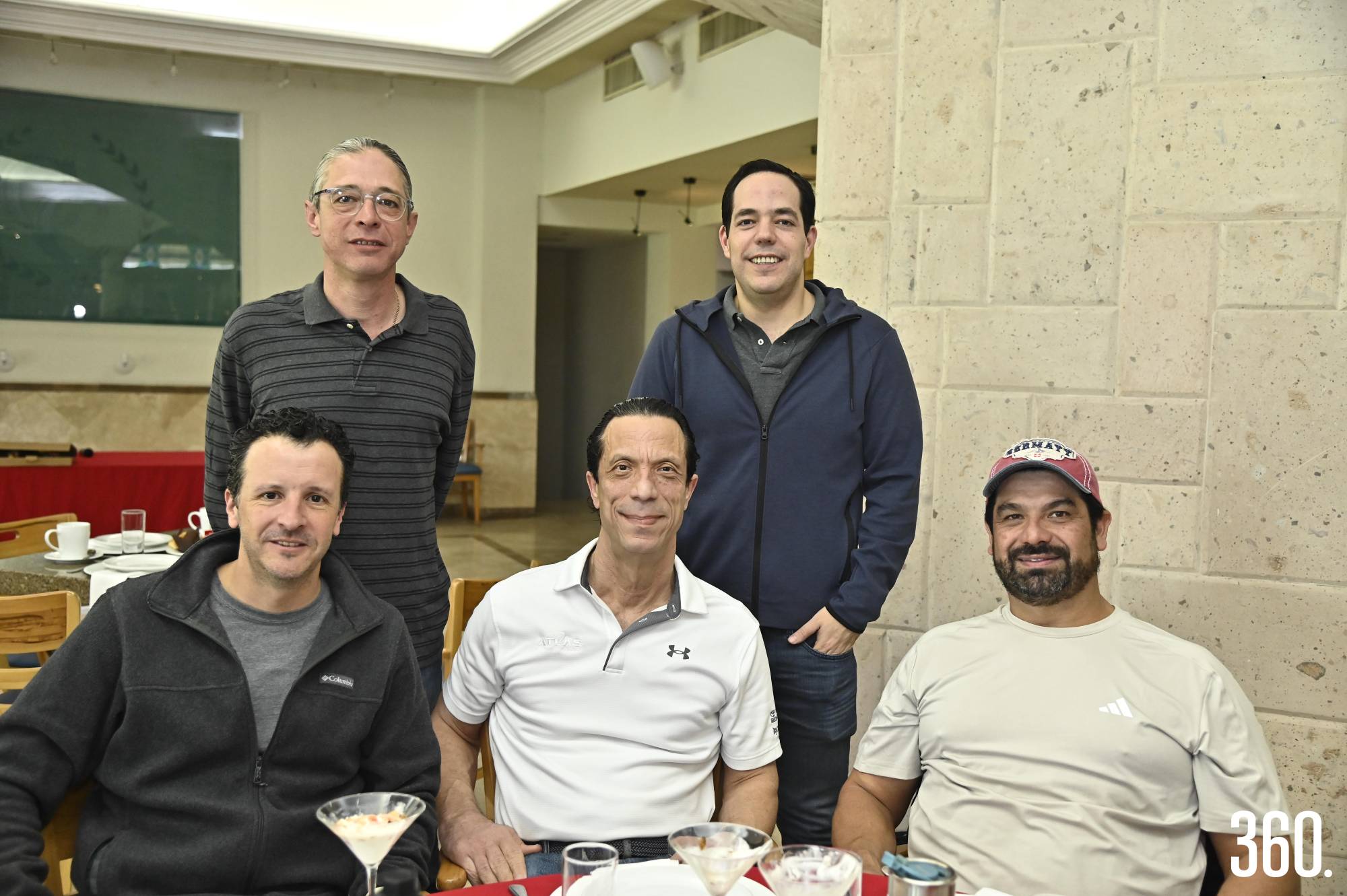 $!Luis Javier González, Jorge López, Guayo Garza, Gerardo Padilla y Raúl Fuentes.