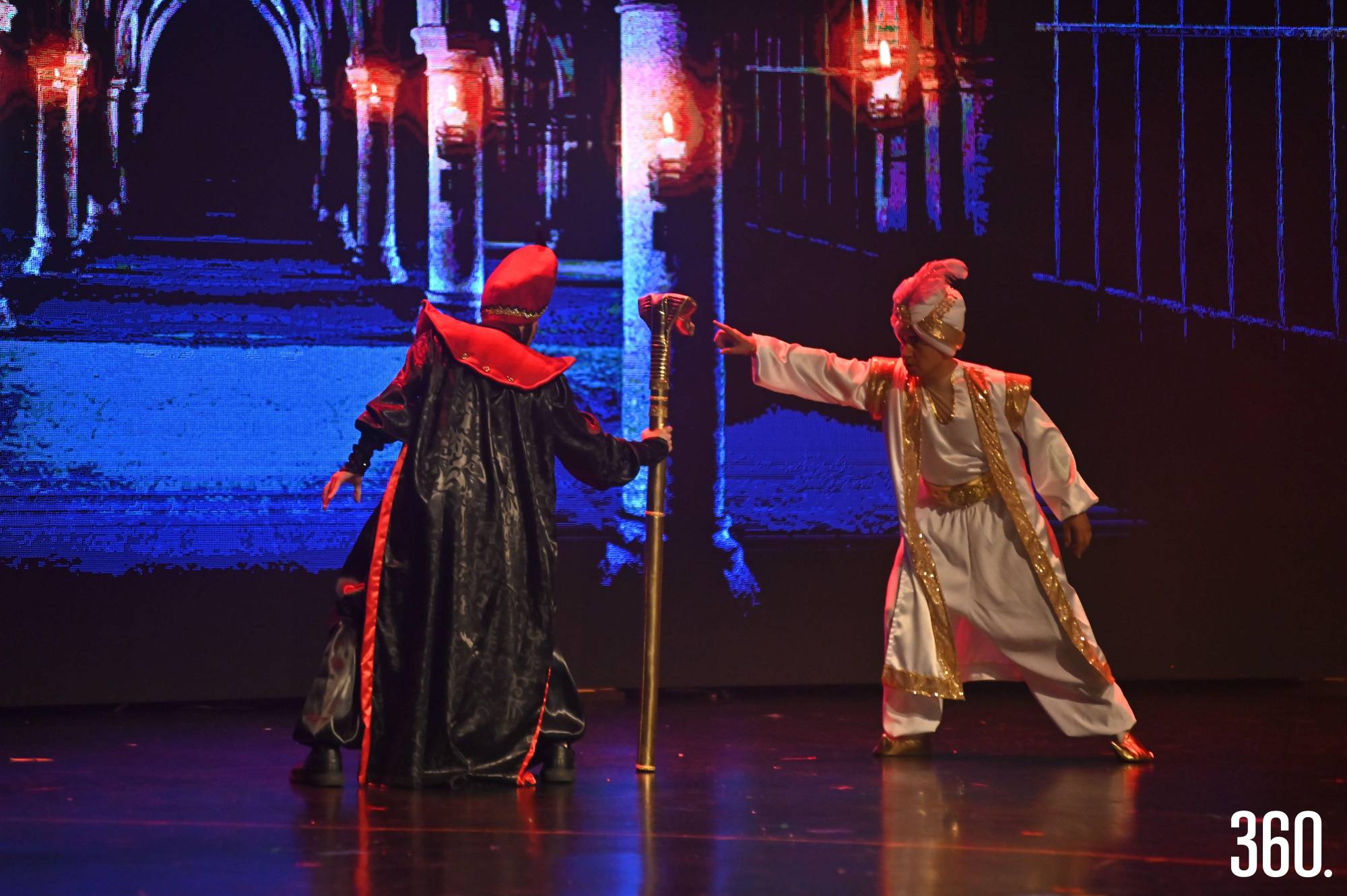 $!Contaron la historia de Aladdin, quien se enfrenta al malvado Jafar.