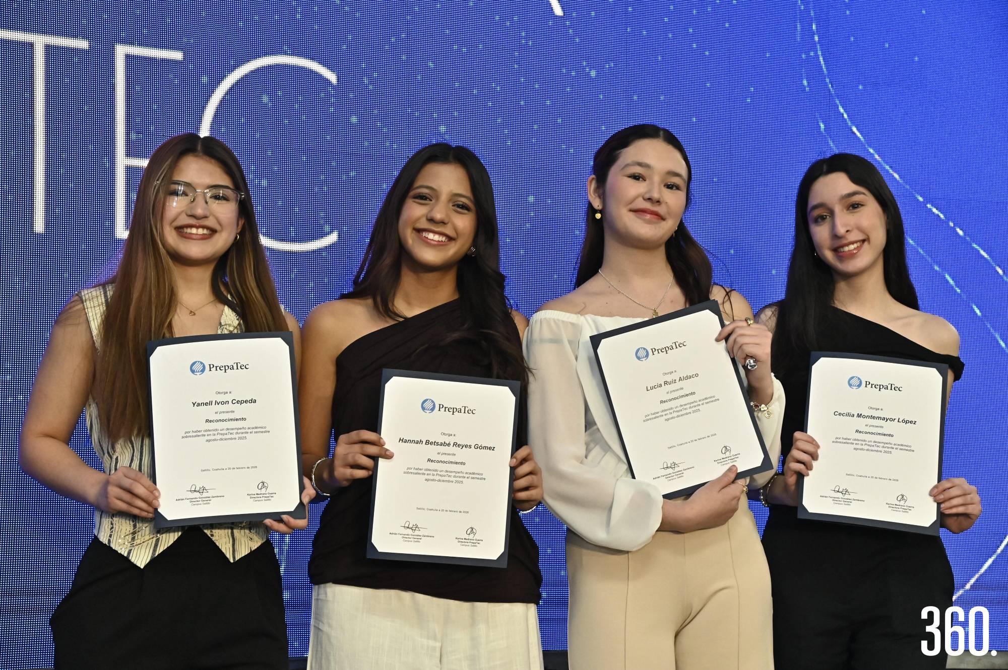 $!Yanel Ivon Cepeda, Hannah Betsabé Reyes, Lucia Ruiz y Cecilia Montemayor.