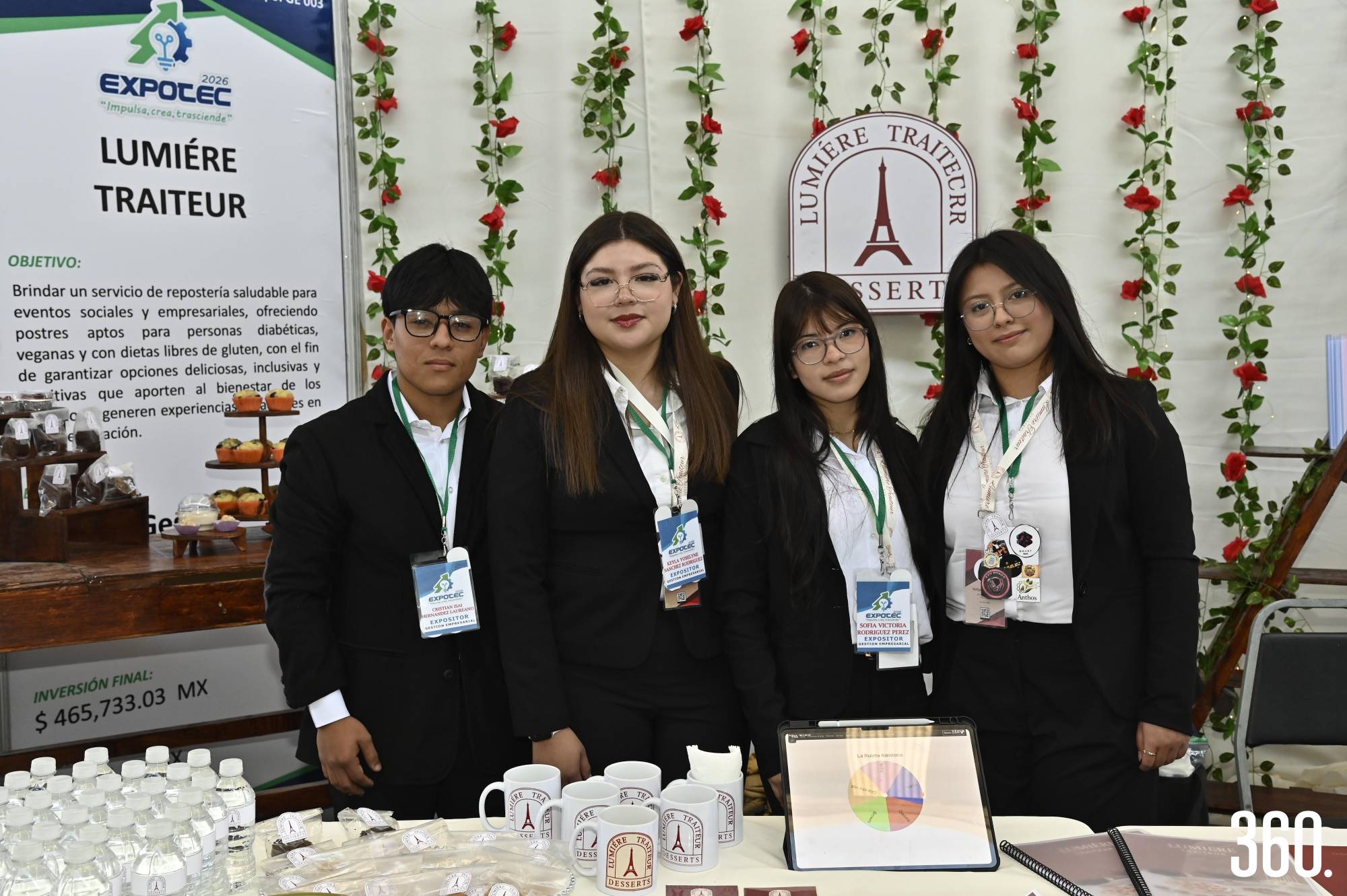 $!Cristian Laureano, Keyla Sánchez, Victoria Rodríguez y Sofía Martínez.