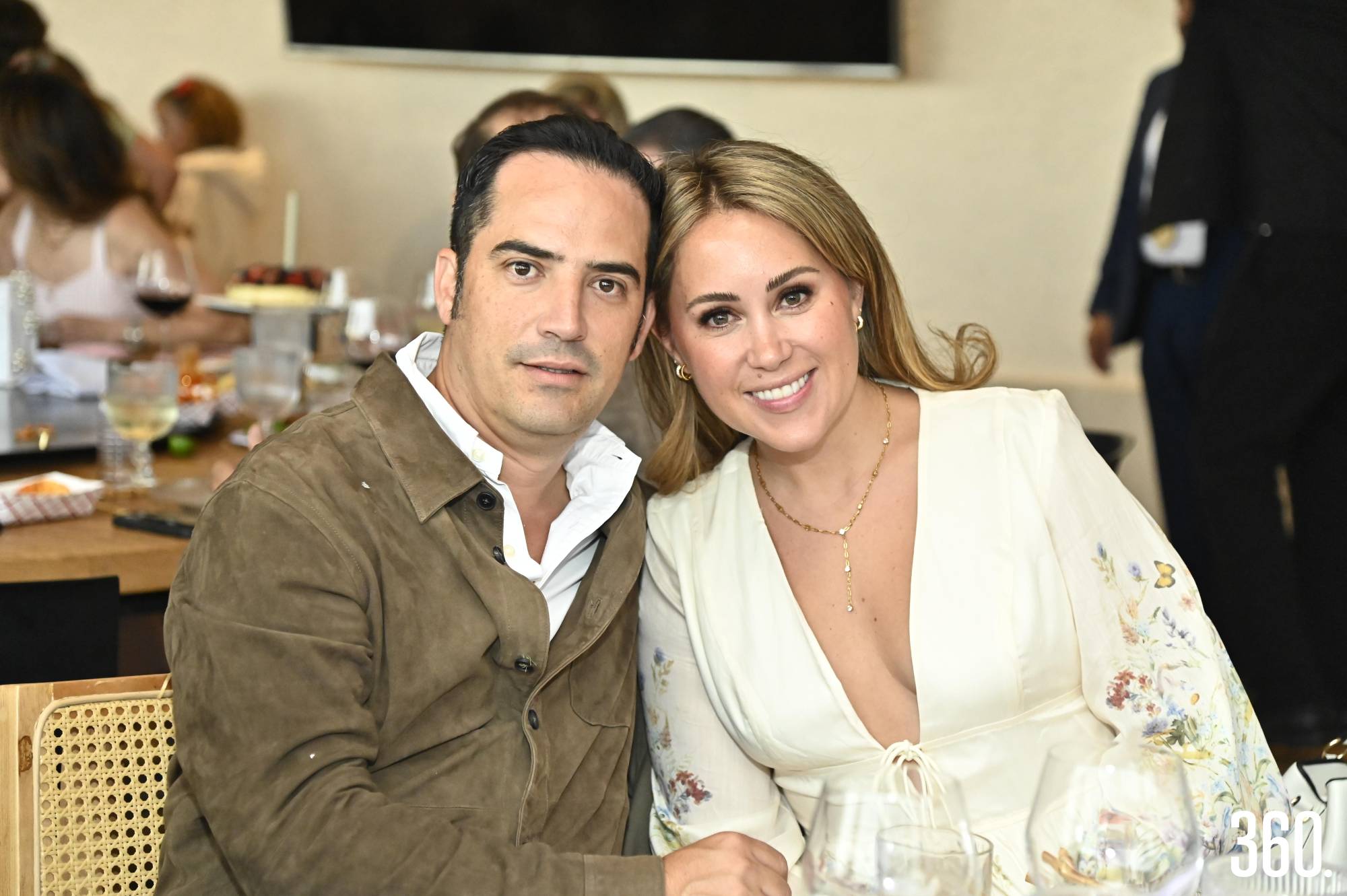 $!Jesús Saro y Nicole Ferrara.
