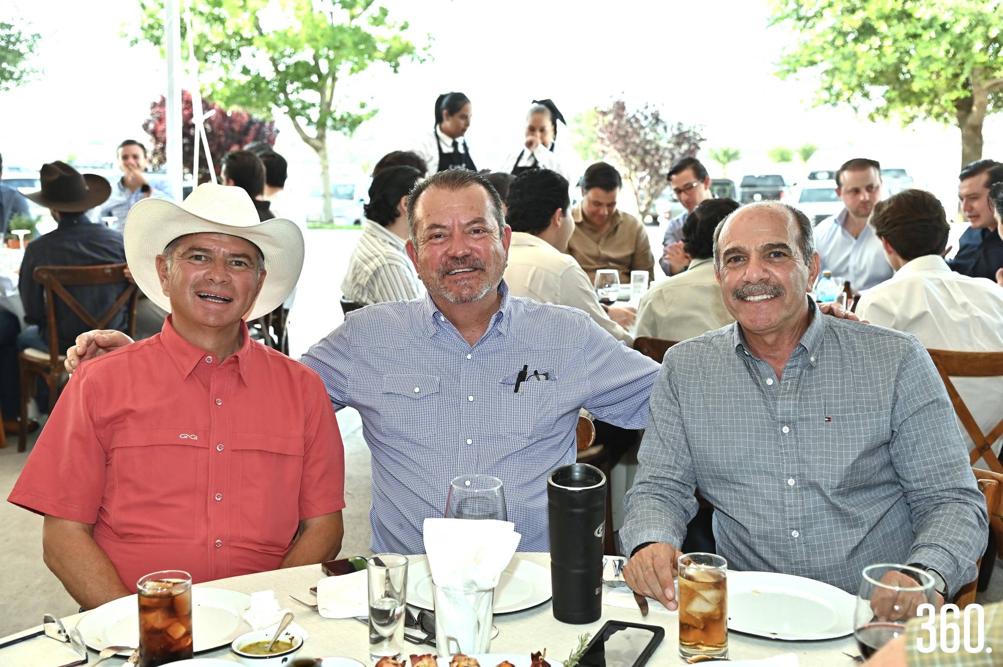 $!Carlos Martínez, Polo González y Ramón Hassaf.