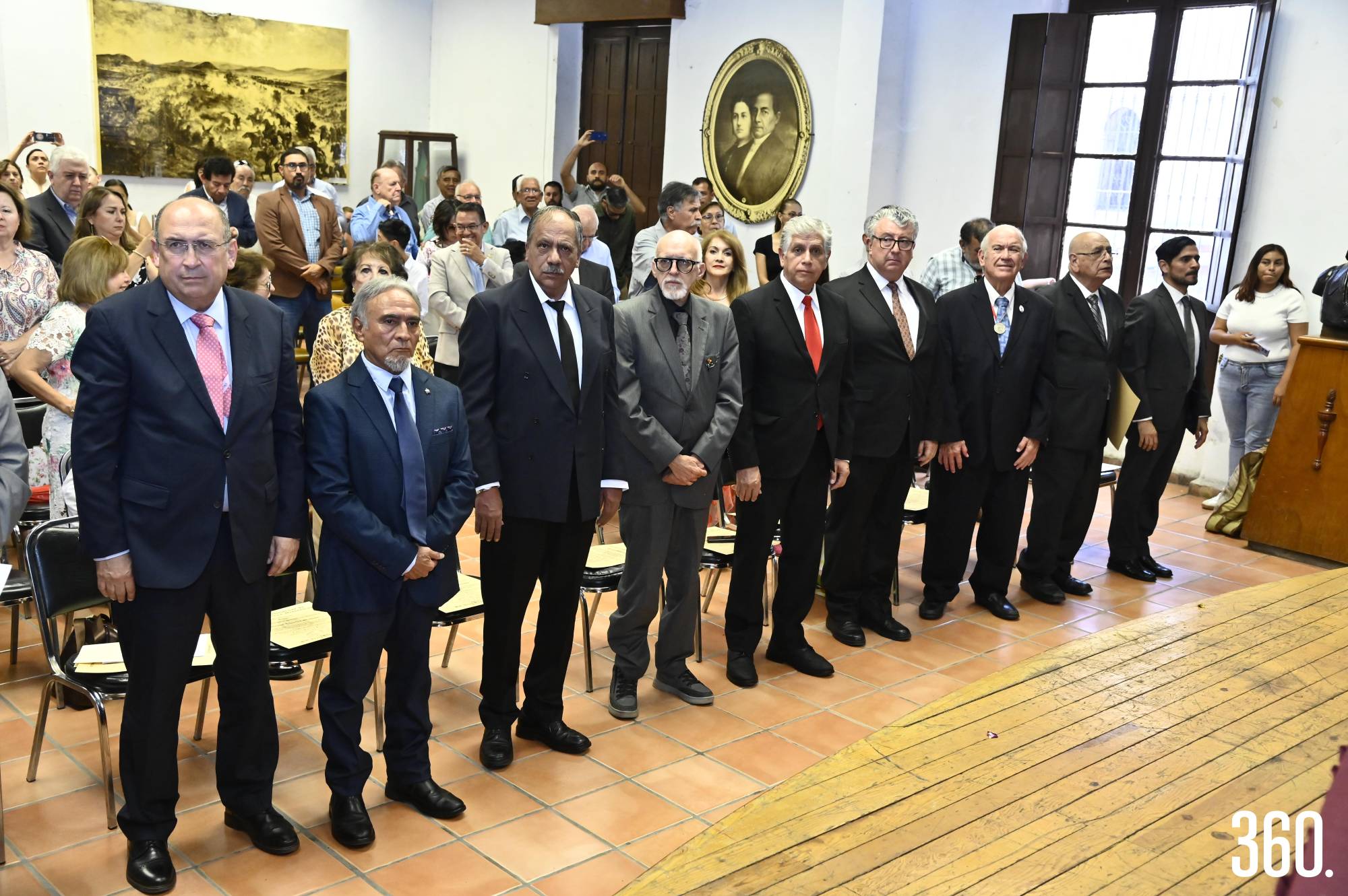 $!Dip. Rubén Moreira Valdez, C. Conrado Charles Medina, Profr. Francisco de la Peña Saucedo, Arq. Arturo Villarreal Reyes, Arq. Mario Alberto Monjaraz de León, Lic. Ariel Gutiérrez Cabello, como miembro honorario por Tamaulipas, Ing. Clemente Rendón de la Garza, Profr. Andrés Mendoza Salas y el Dr. Iván Vartan Muñoz Cotera.