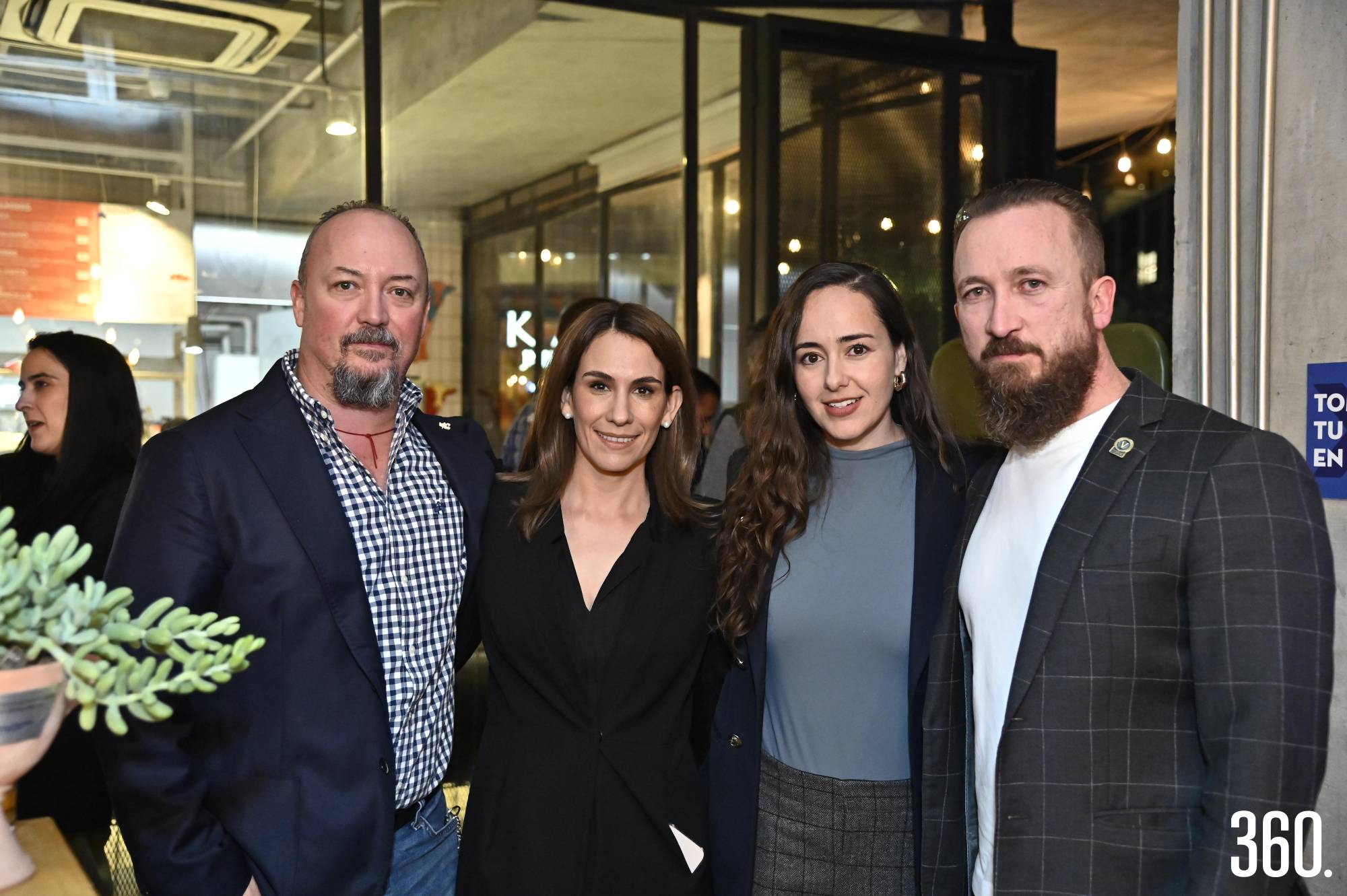 $!Lito Gentiloni, Gaby Castañeda, Marifer Pérez y Fabio Gentiloni.