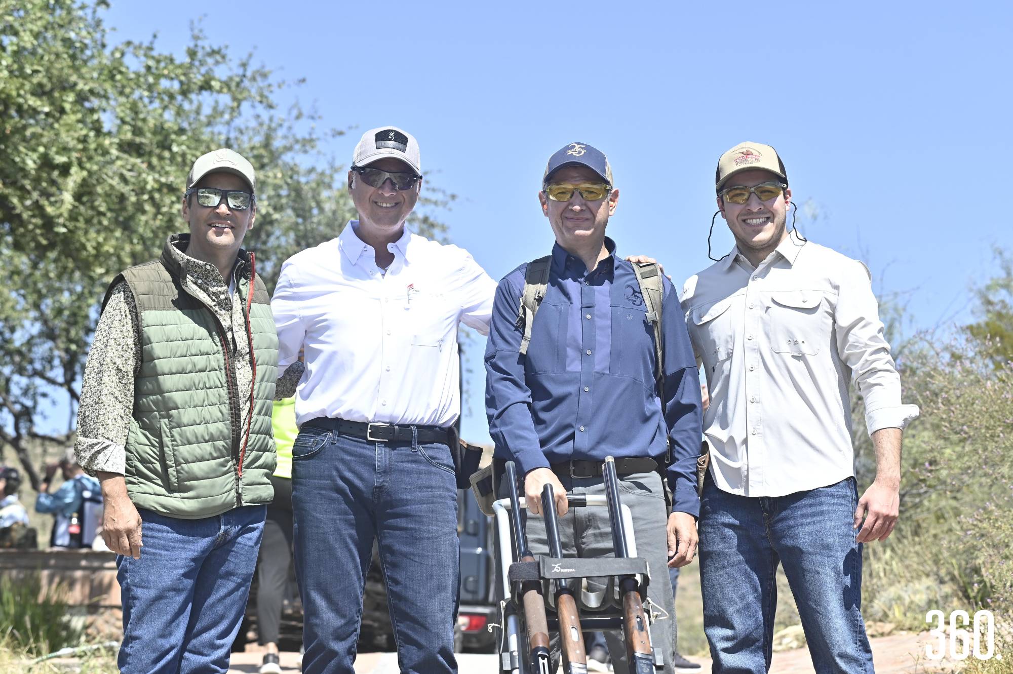 $!Rolando González, Óscar López, Guillermo López y Oscar López.