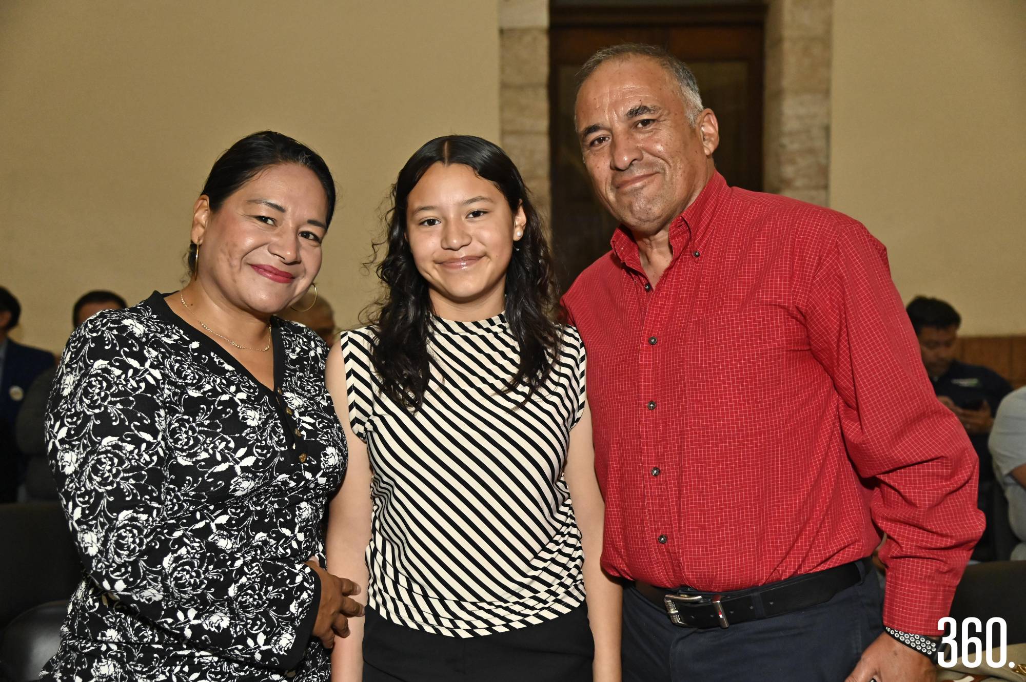 $!Heidi García, Laura y Jorge Miranda.