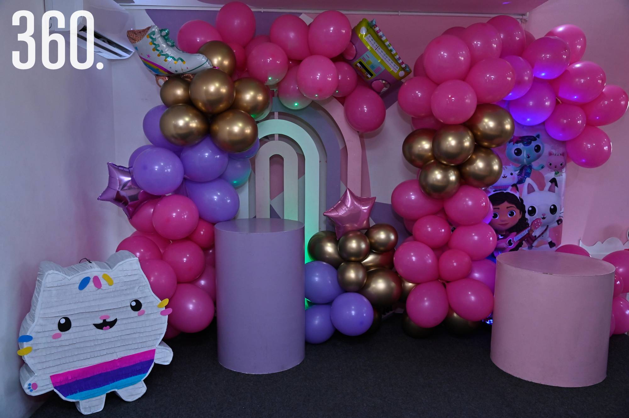 $!Decoraron con temática de “Gabby’s dollhouse”.