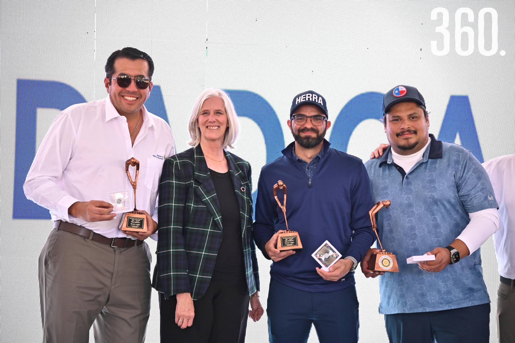 $!Luis Saucedo, Gerardo González y Yamil Dávila, tercer lugar.