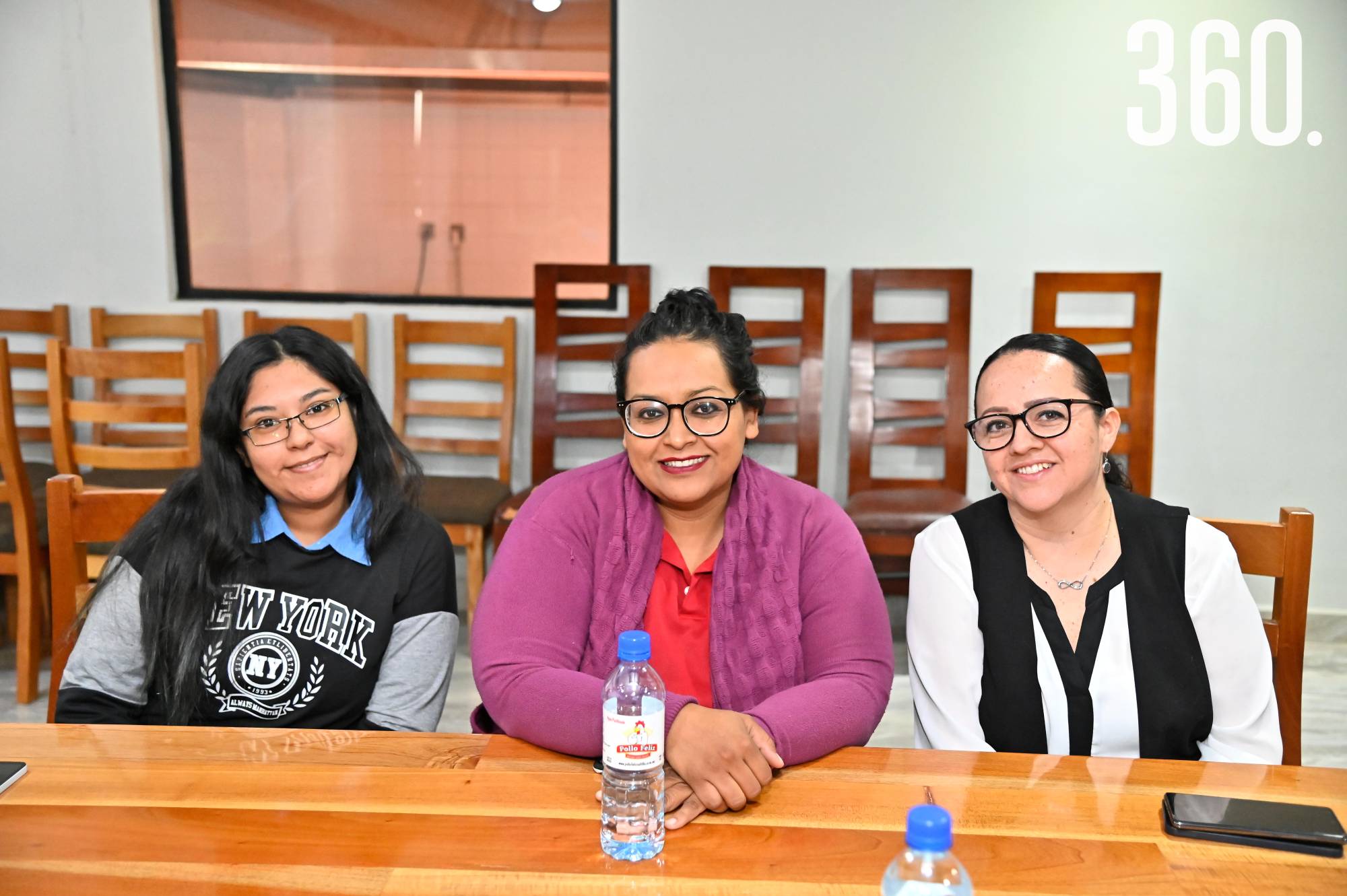 $!Mari González, Luz Puente y Leslie Ramírez.
