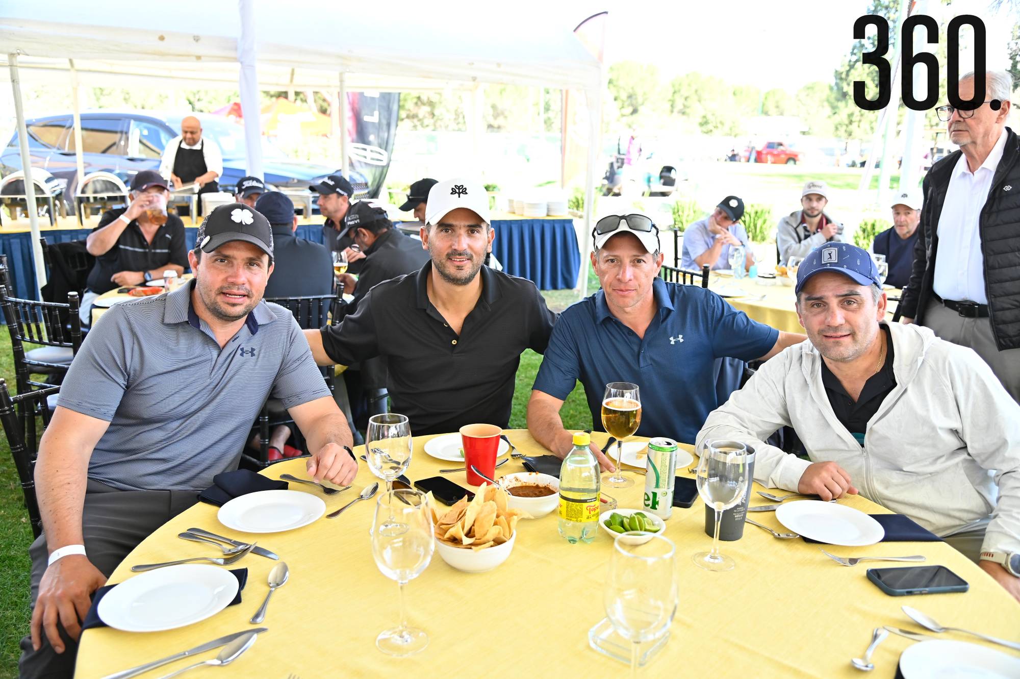 $!José Díaz, Alberto Recio, Enrique Romero y Gabriel de las Fuentes.