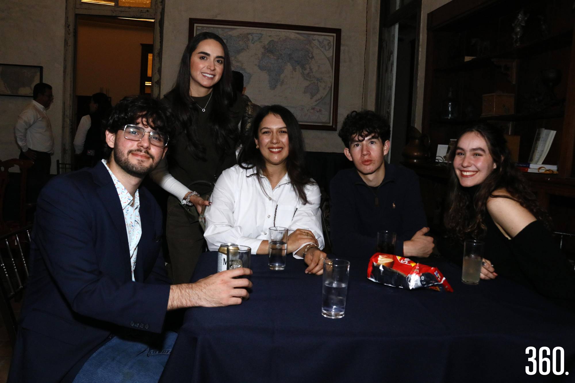 $!Alejandro Cárdenas, Eugenia Panis, Ary Olguín, Emanuel Esteban y Ángela Garza Aguirre.