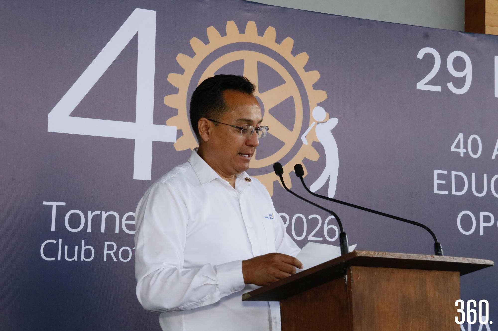 $!Israel Alvarado maestro de ceremonias.