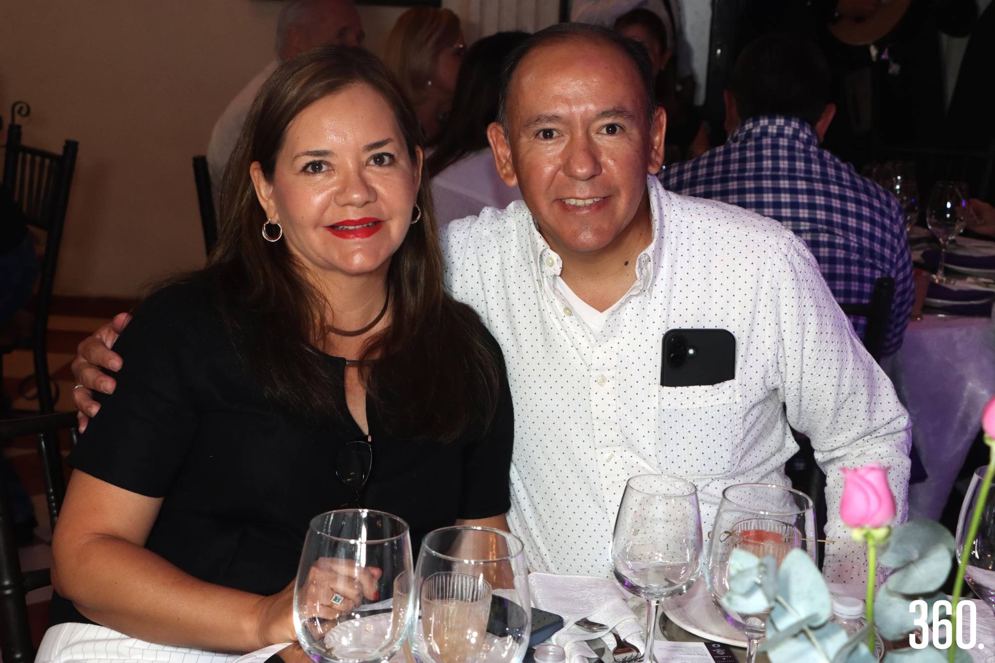 $!Gloria América y José María Hernández.
