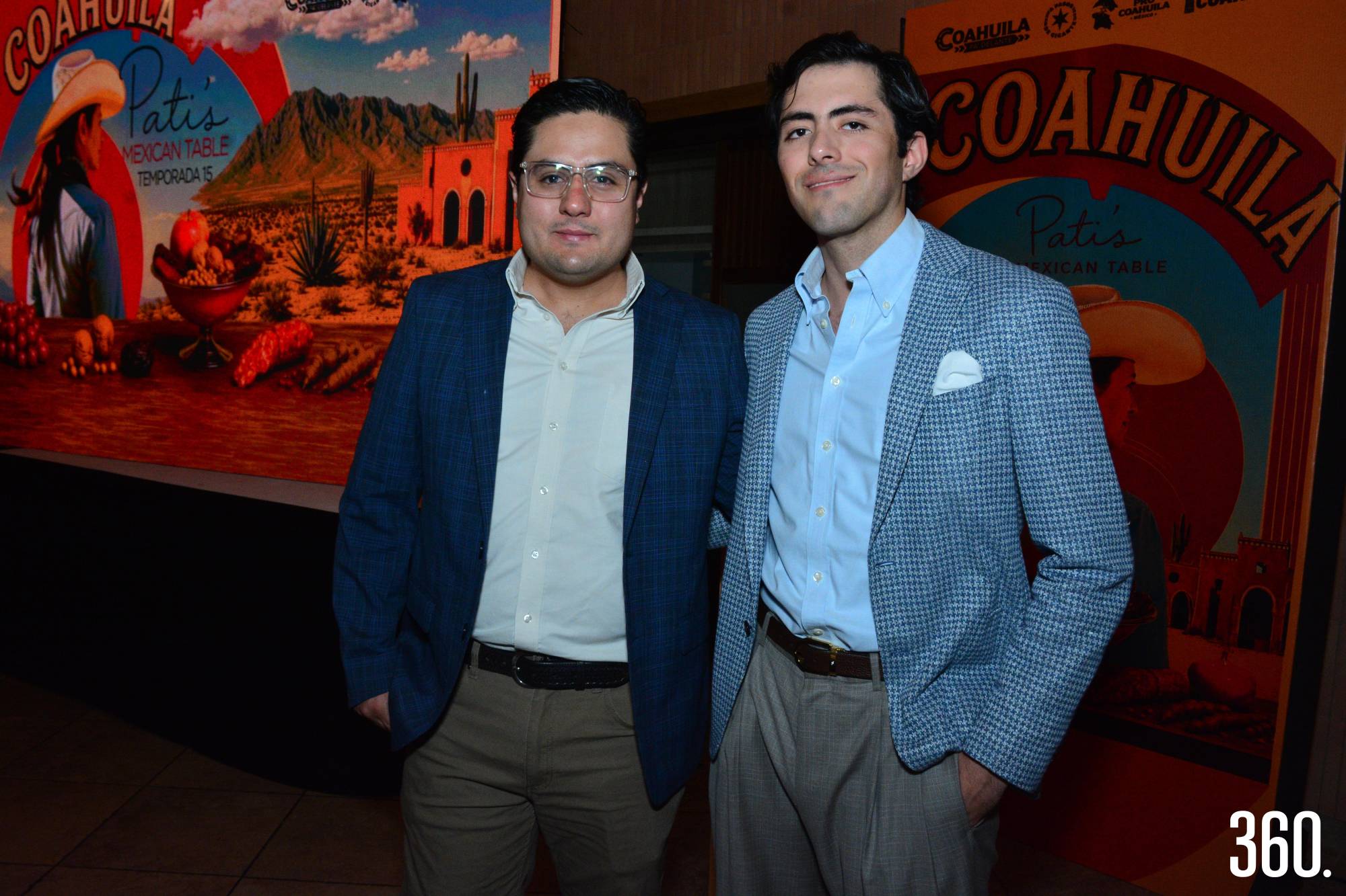 $!Rafael Ovalle y Armando Guadiana Mandujano de la vitivinícola D´Guadiana patrocinadora del evento.