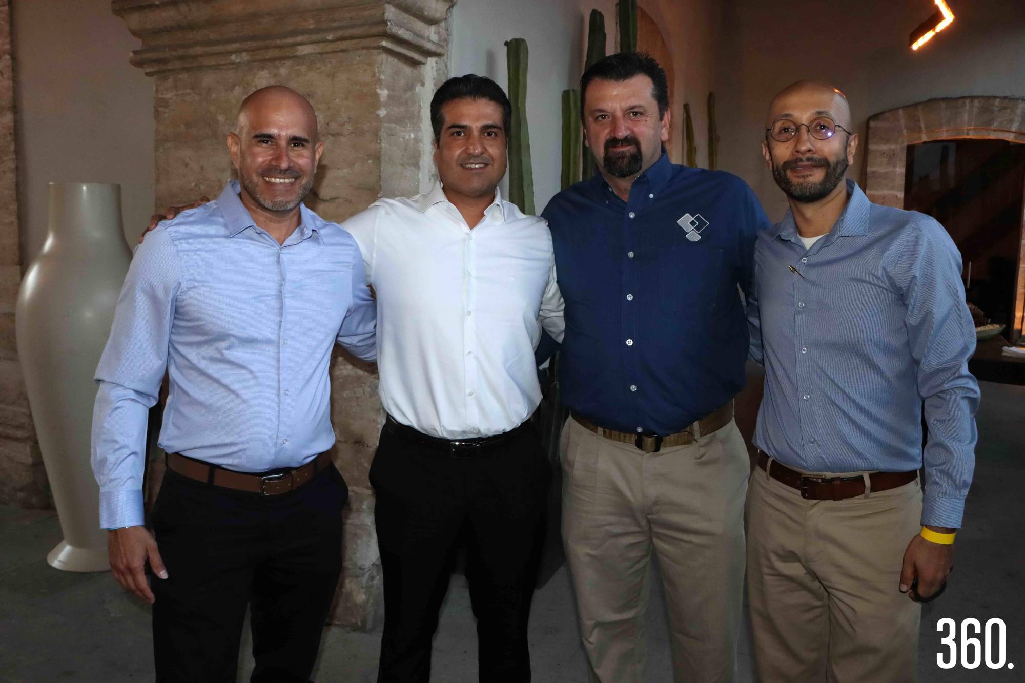 $!Francisco Alfaro, Alejandro Mejía, José Luis Cantú y César Pecuanhuehue.