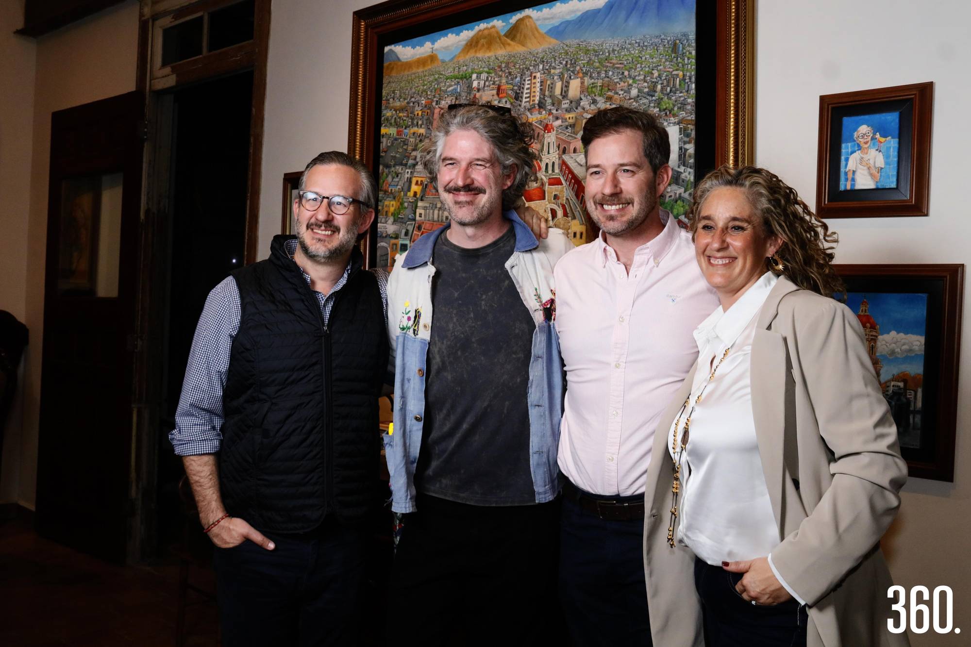 $!José Manuel Garza con sus hijos Emanuel, Esteban, y Rita Elena Garza Fishburn.