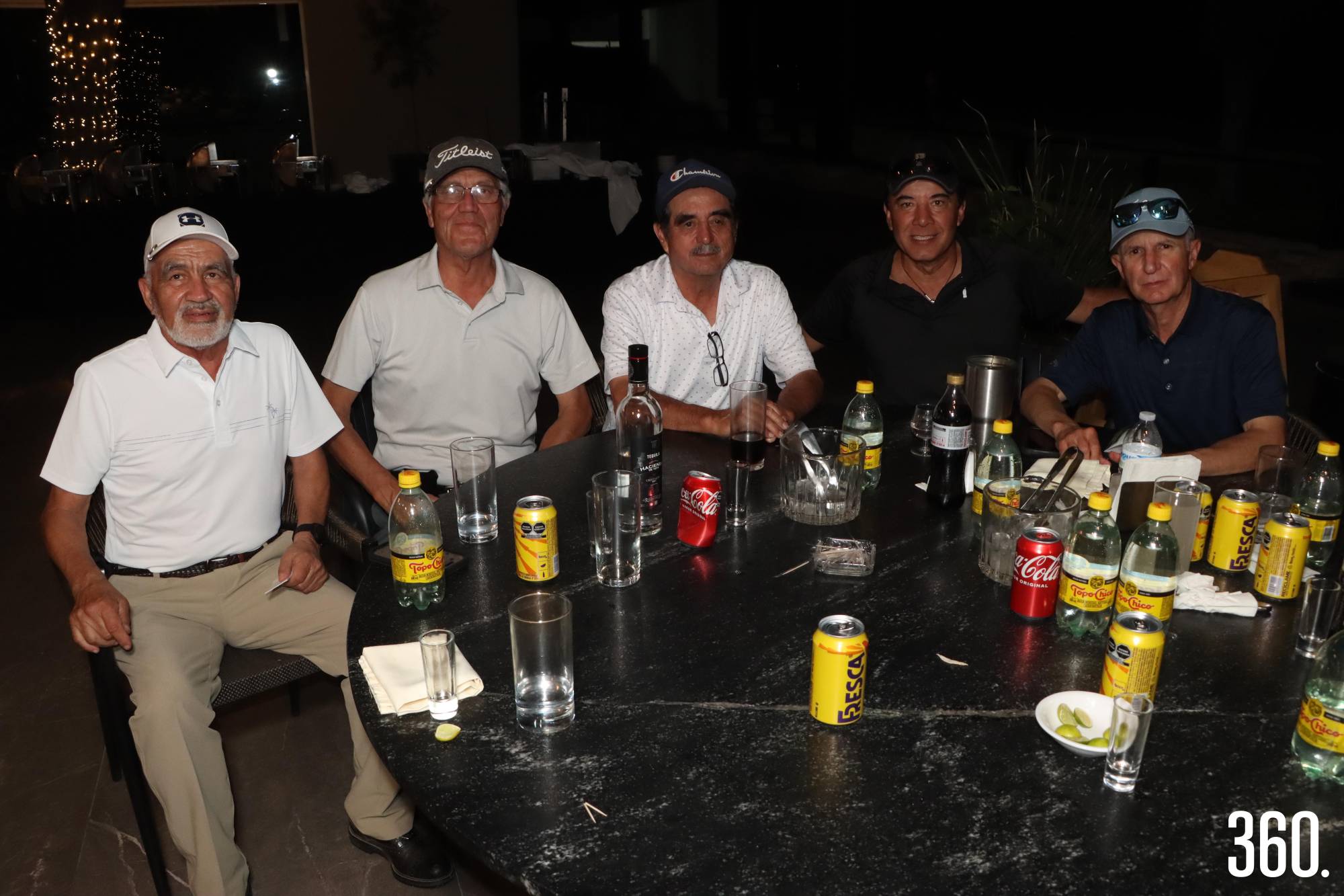 $!Francisco López, Mario López, José Antonio García, René Fernández y Gerardo Garza Melo.