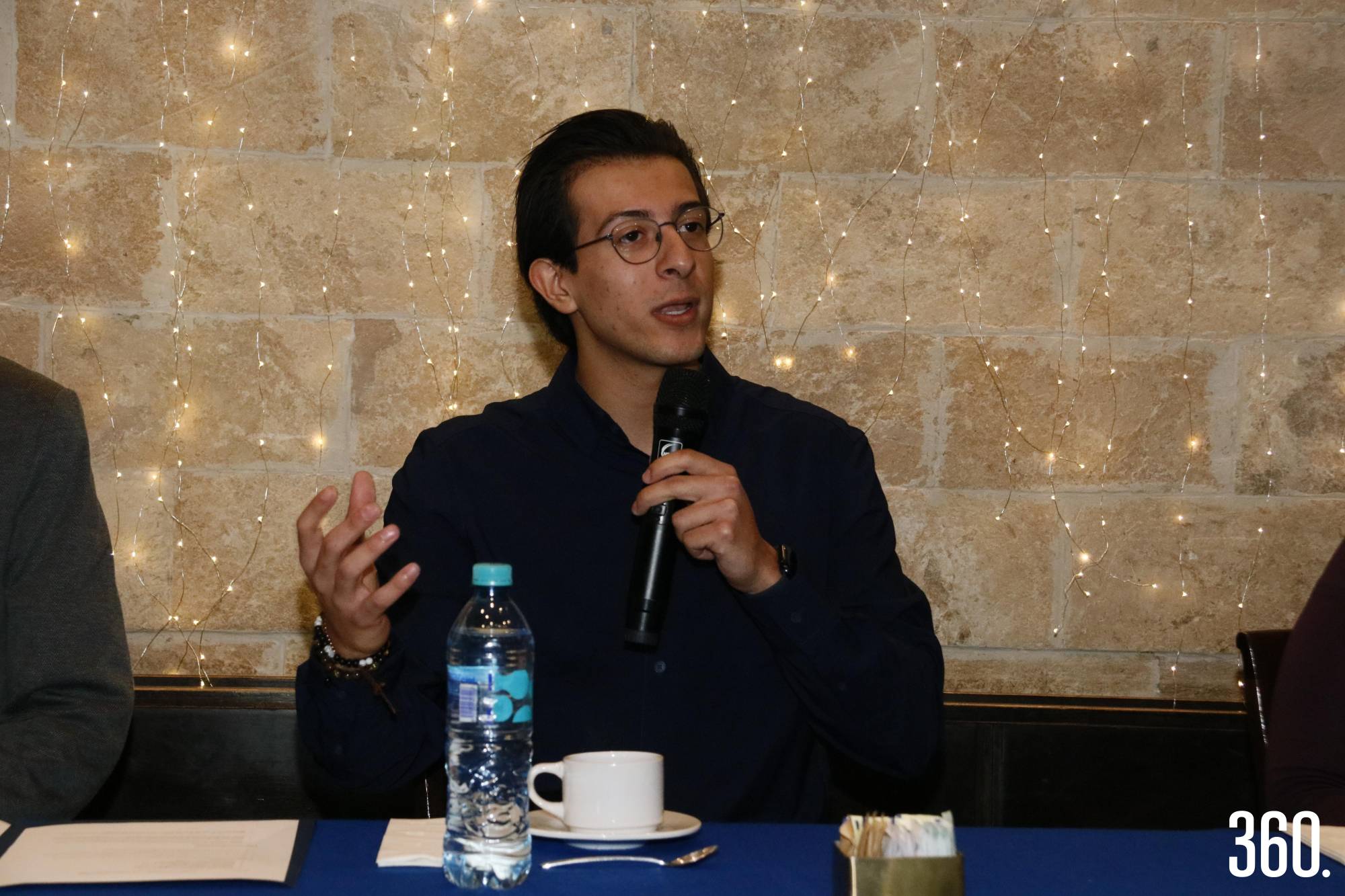 $!Salim Tobías representante de la comunidad estudiantil del Tec de Monterrey campus Saltillo.