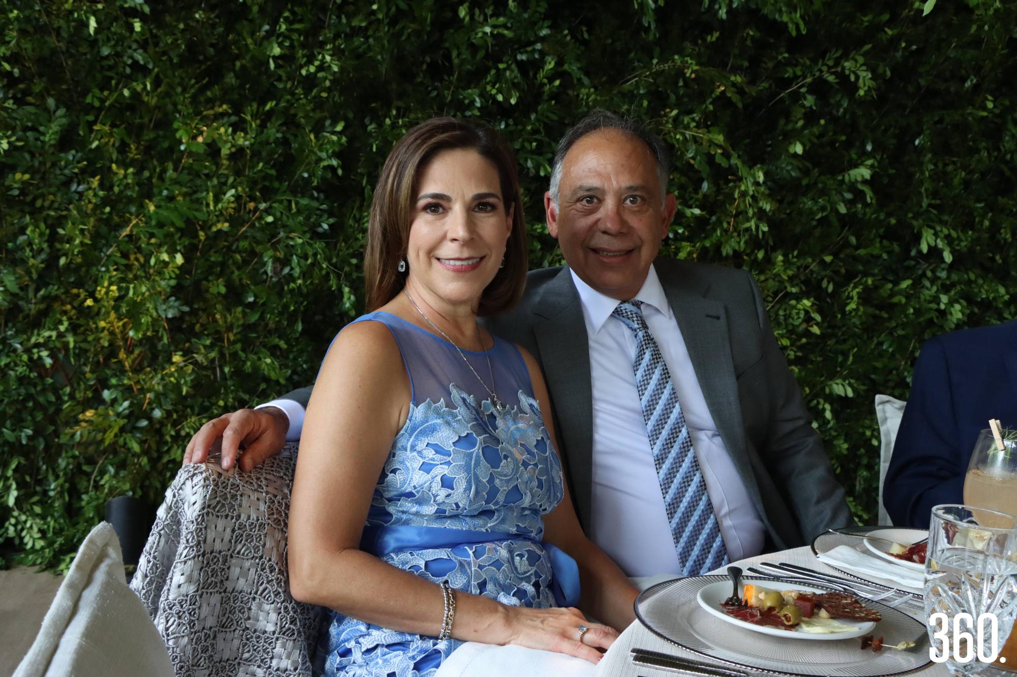 $!Lety Ochoa y Jorge del Bosque.
