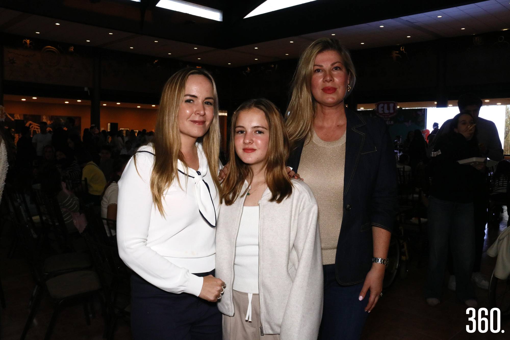 $!Lily Cepeda, Simonetta del Bosque y Elyn Gustafson.