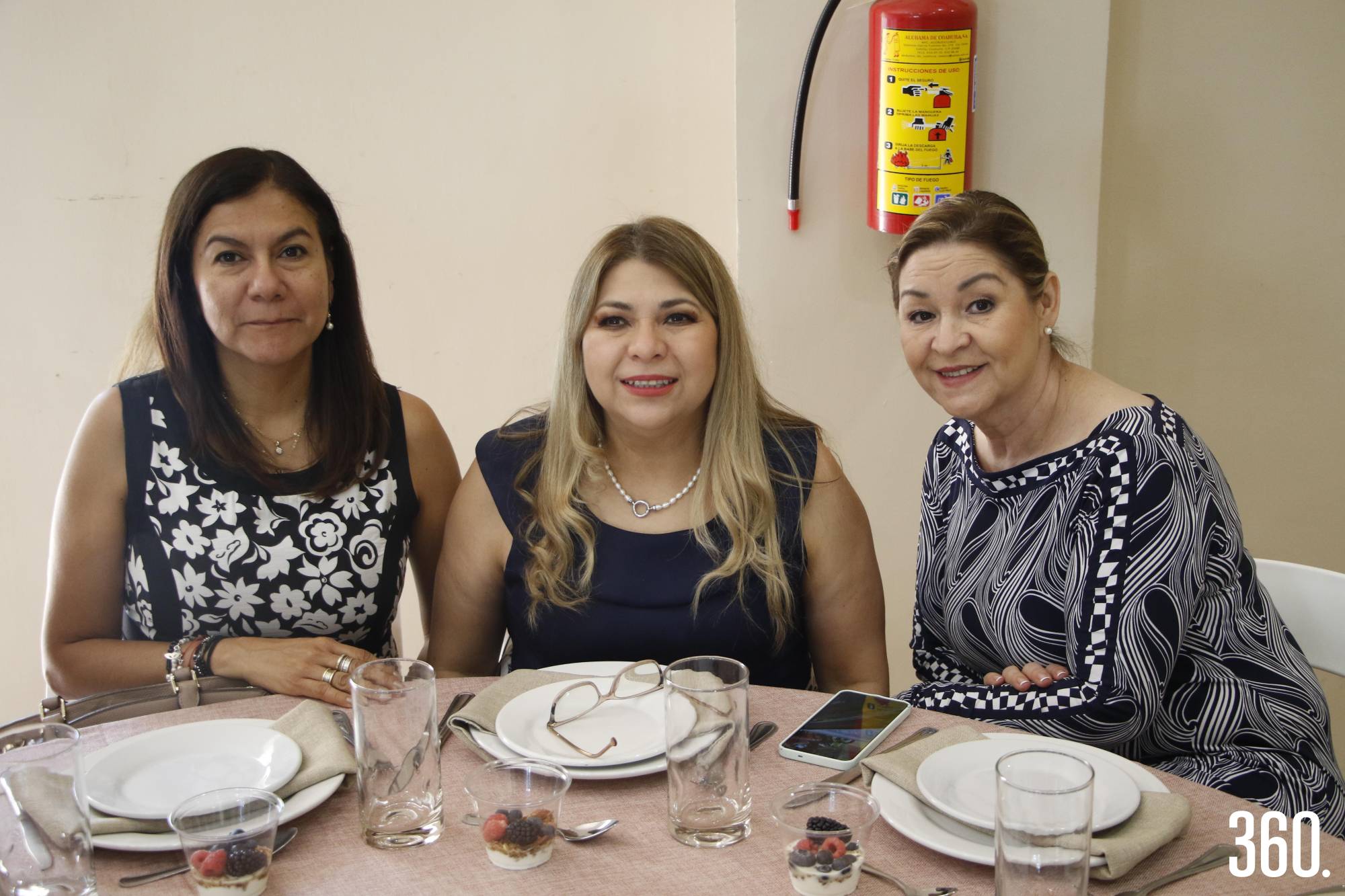 $!Angélica Madrigal, Hilda Chávez y Mercedes Flores.