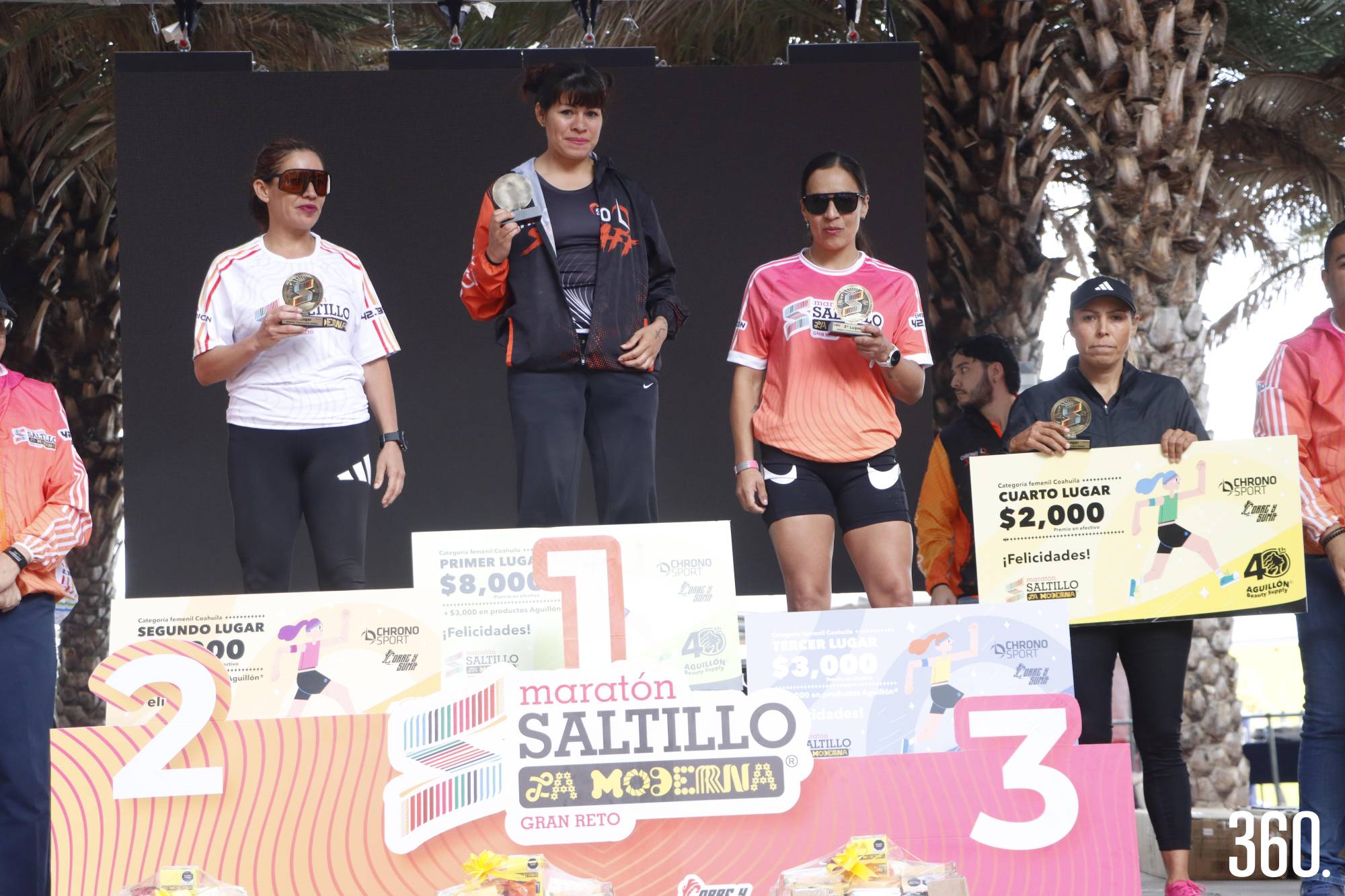 $!Verónica y Dulce Orozco, Christian Cervantes y Brenda Ortiz, primeros lugares en la categoría Coahuilenses Femenil.