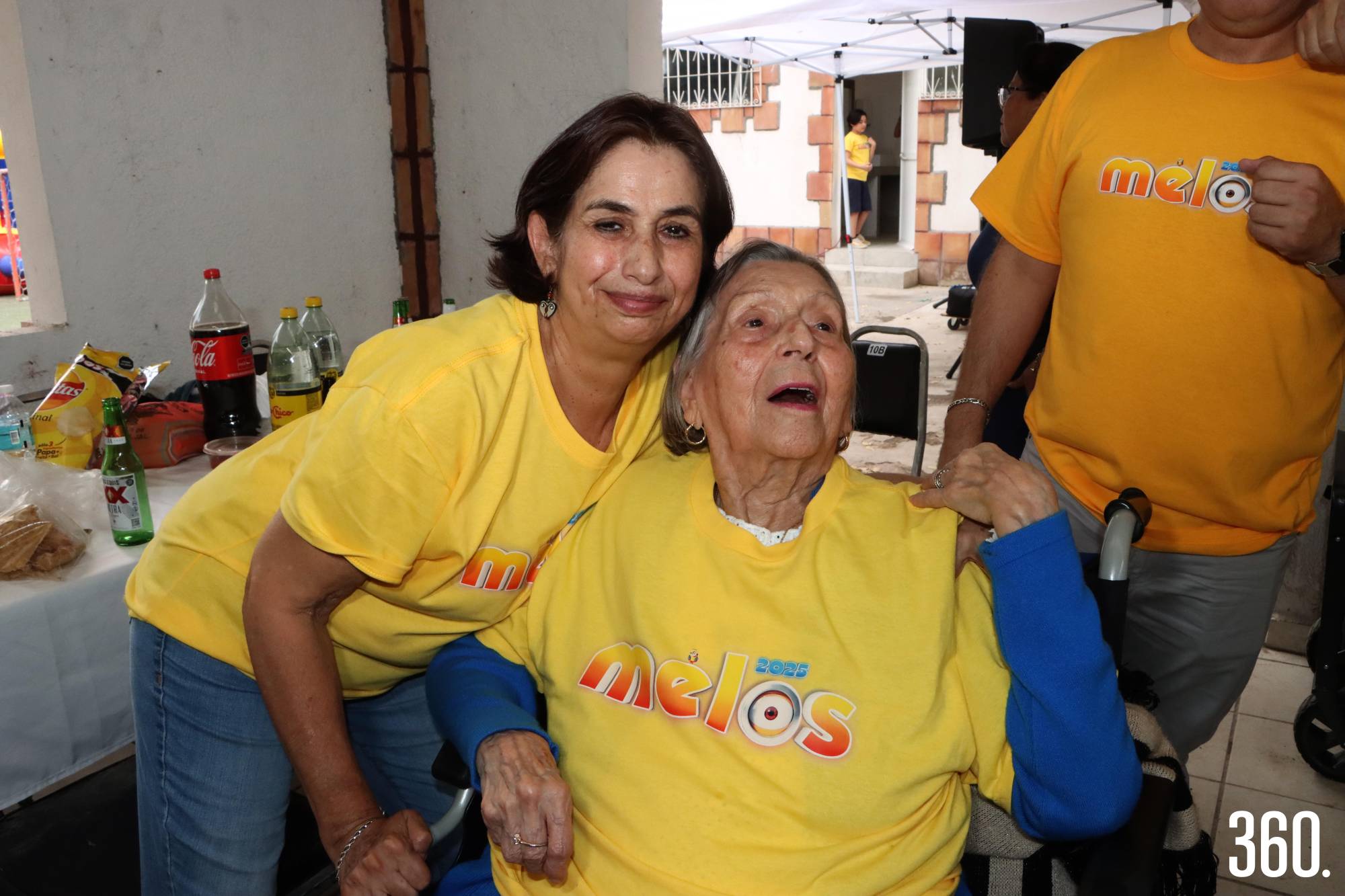 $!Rosa Narváez Melo e Irma Melo García.