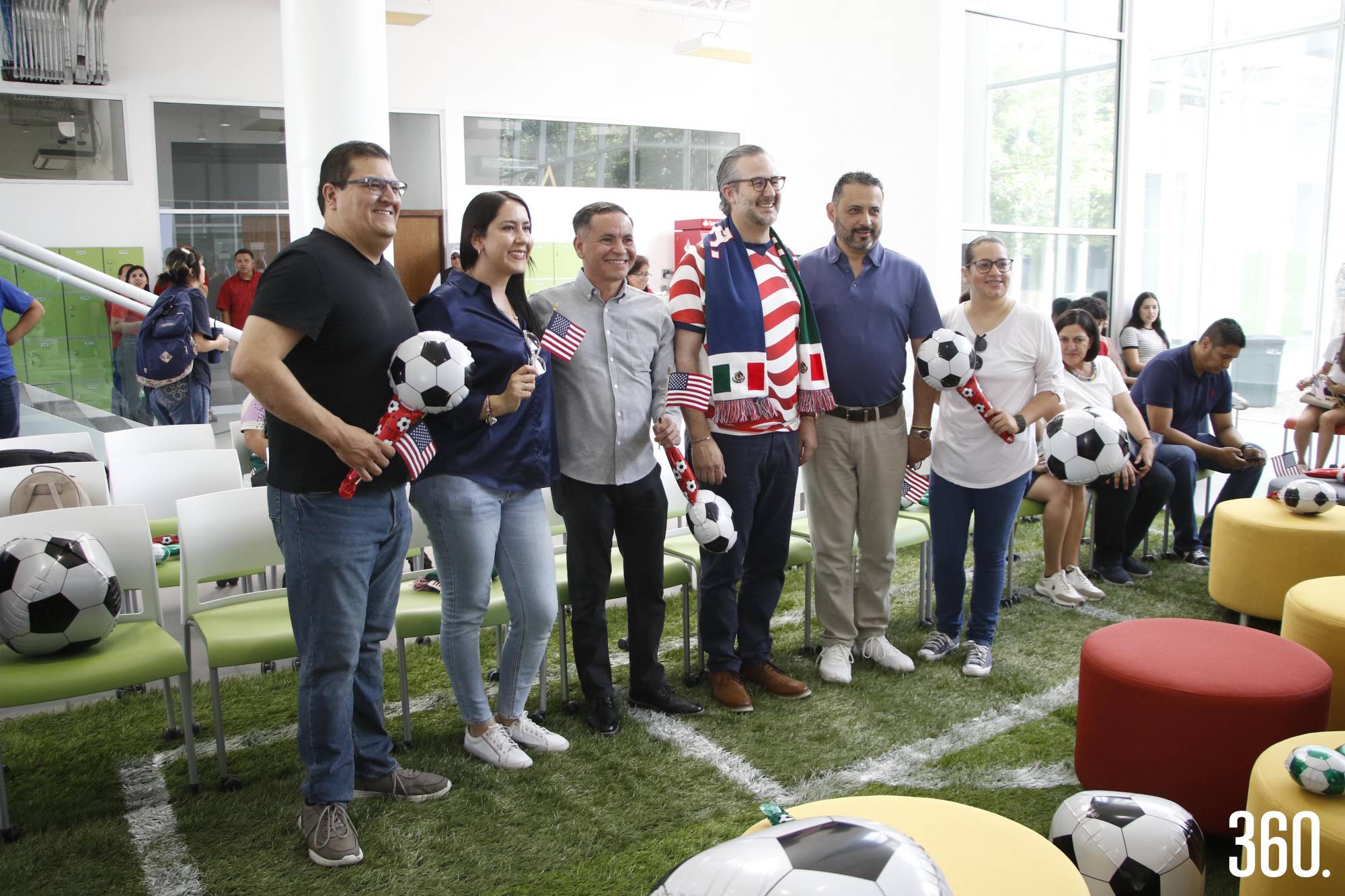 $!Juan Espericueta, Carmen Coronado, Julio Cufarfán, Emmanuel Garza, César de León y Raquel Torres.