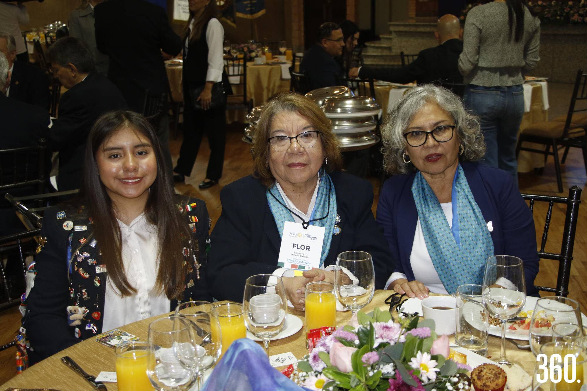 $!Alejandra Garza, Flor Ramírez y Consuelo de la Rosa.