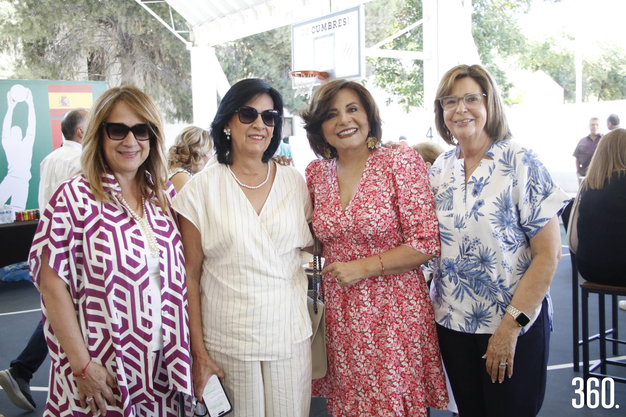 $!Marías Inés y Patricia Garza, Olga Durón y Catalina González de Díaz.
