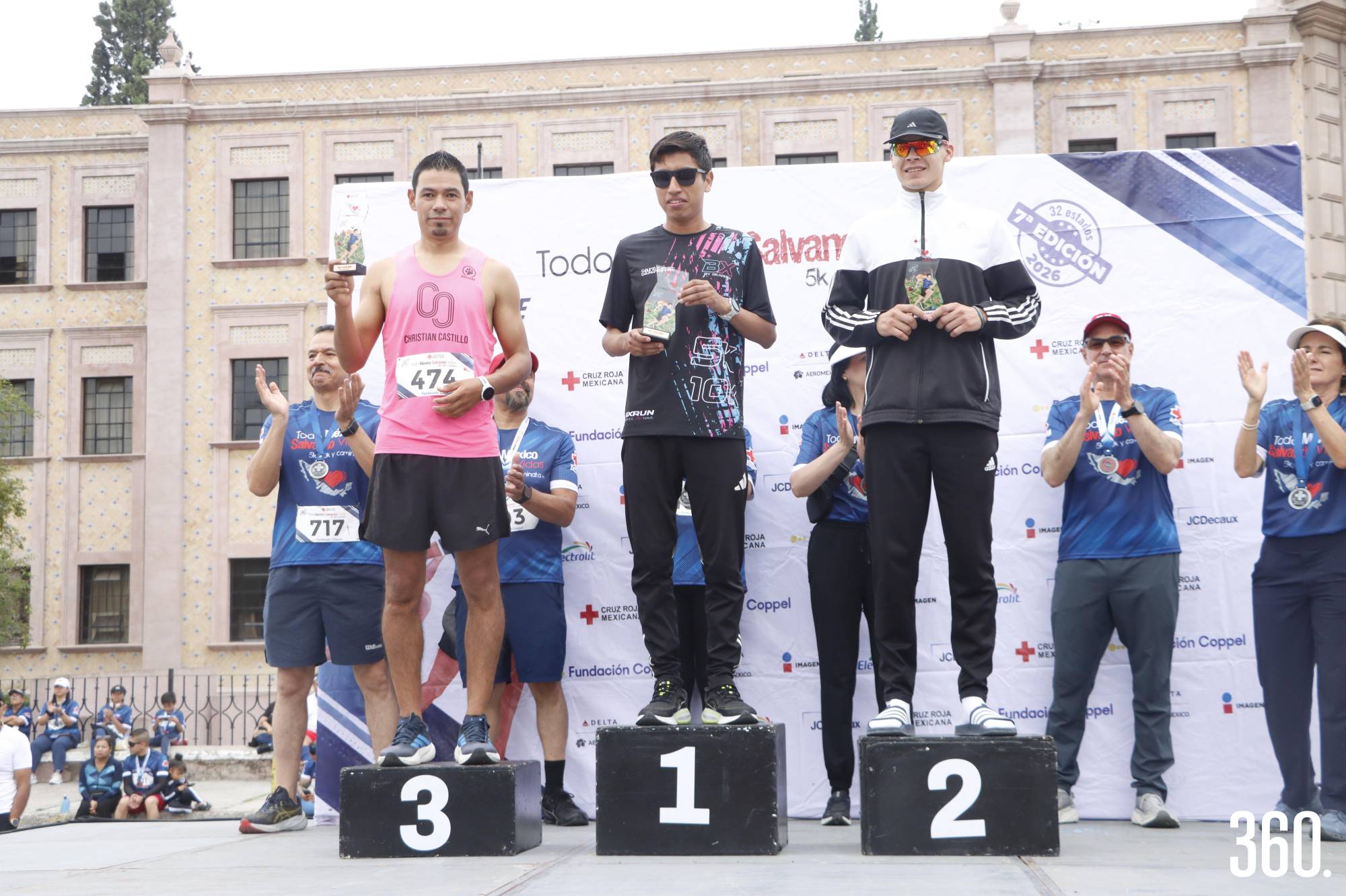 $!Raúl García, Jesús Moisés y Julio Gaona, primeros lugares categoría varonil 10k.