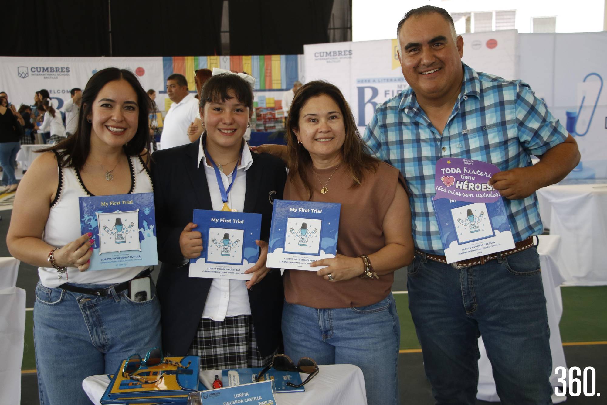 $!Bárbara Castilla, Loreta Figueroa, Eda Bermea y Jesús Figueroa.