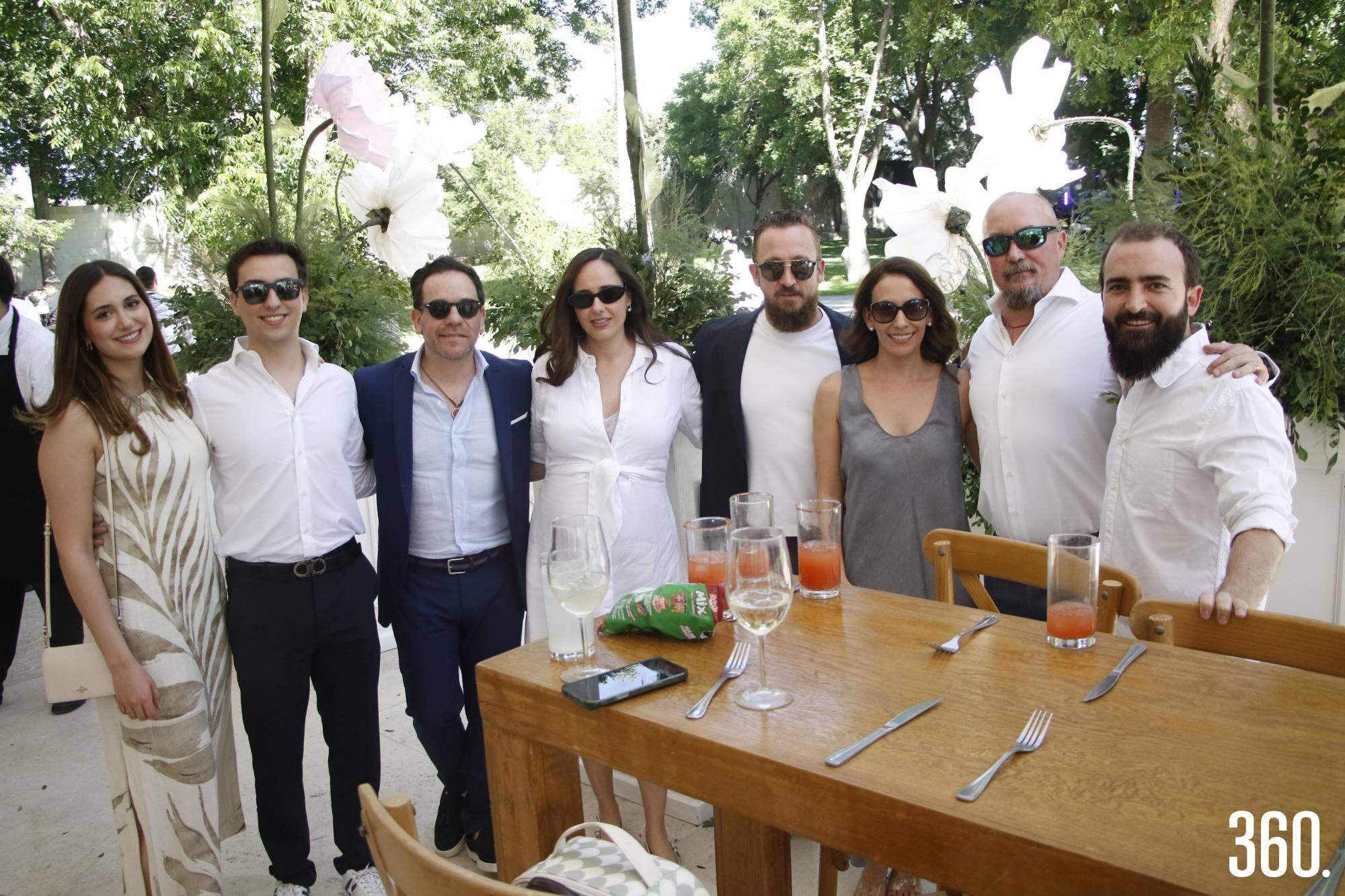 $!Ana Kerime Valdes, Emanuele Gentiloni, Humberto Baca, Mafer Pérez, Fabio Gentiloni, Gaby Castañeda, Lito Gentiloni y Pedro Gentiloni.